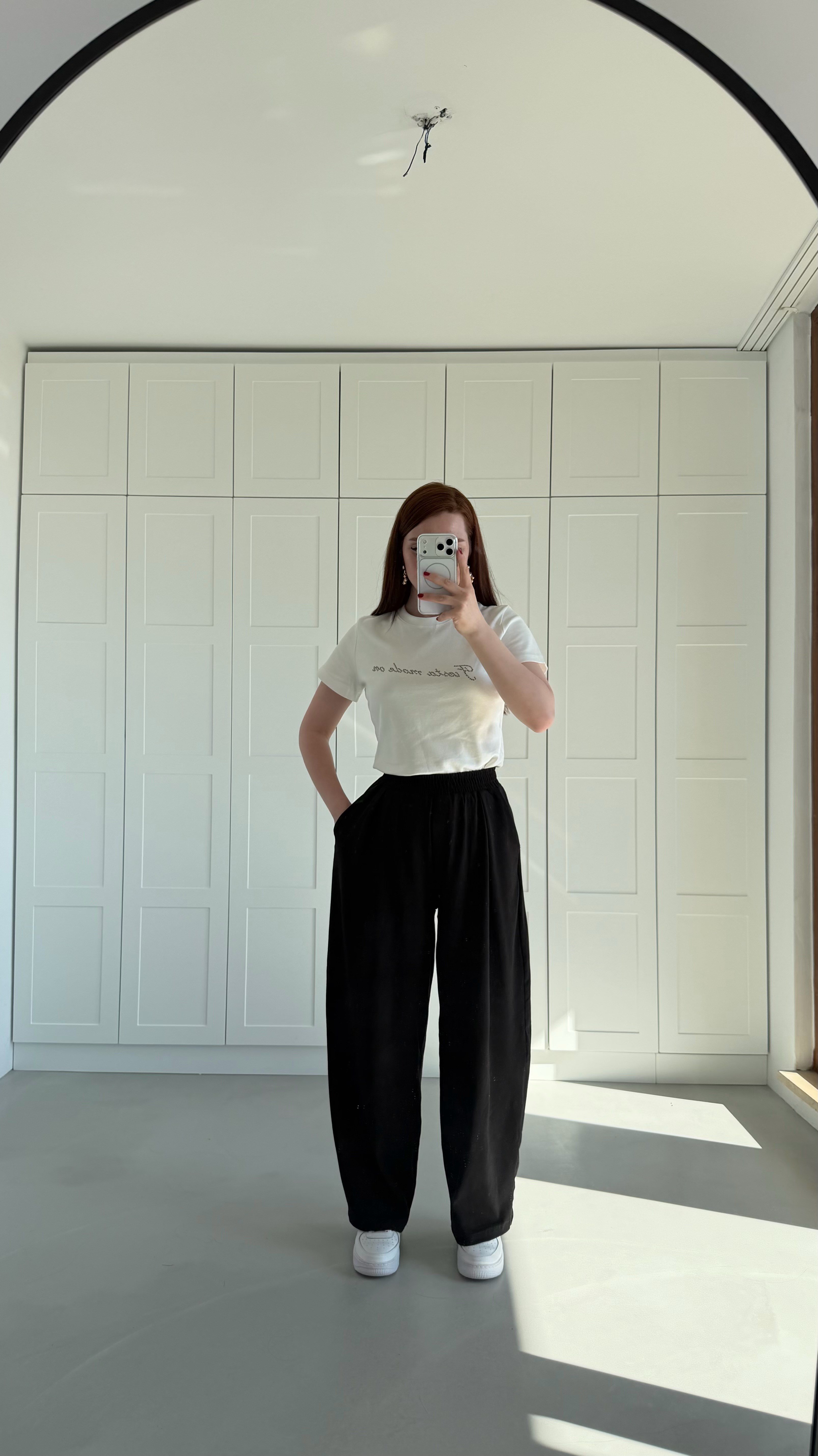 Baggy Fit Salaş Pantolon Siyah