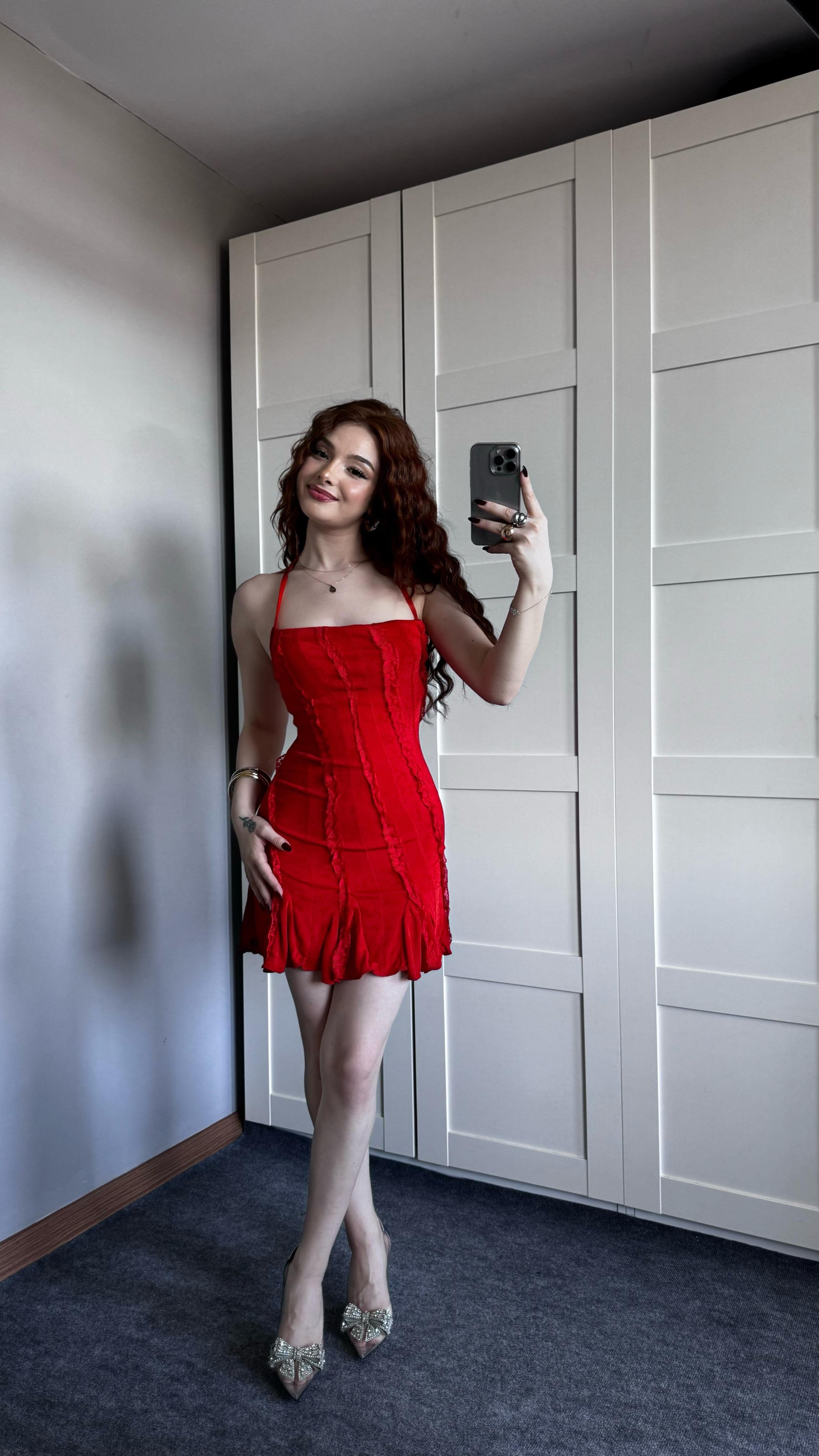 Bloom Kırmızı Elbise