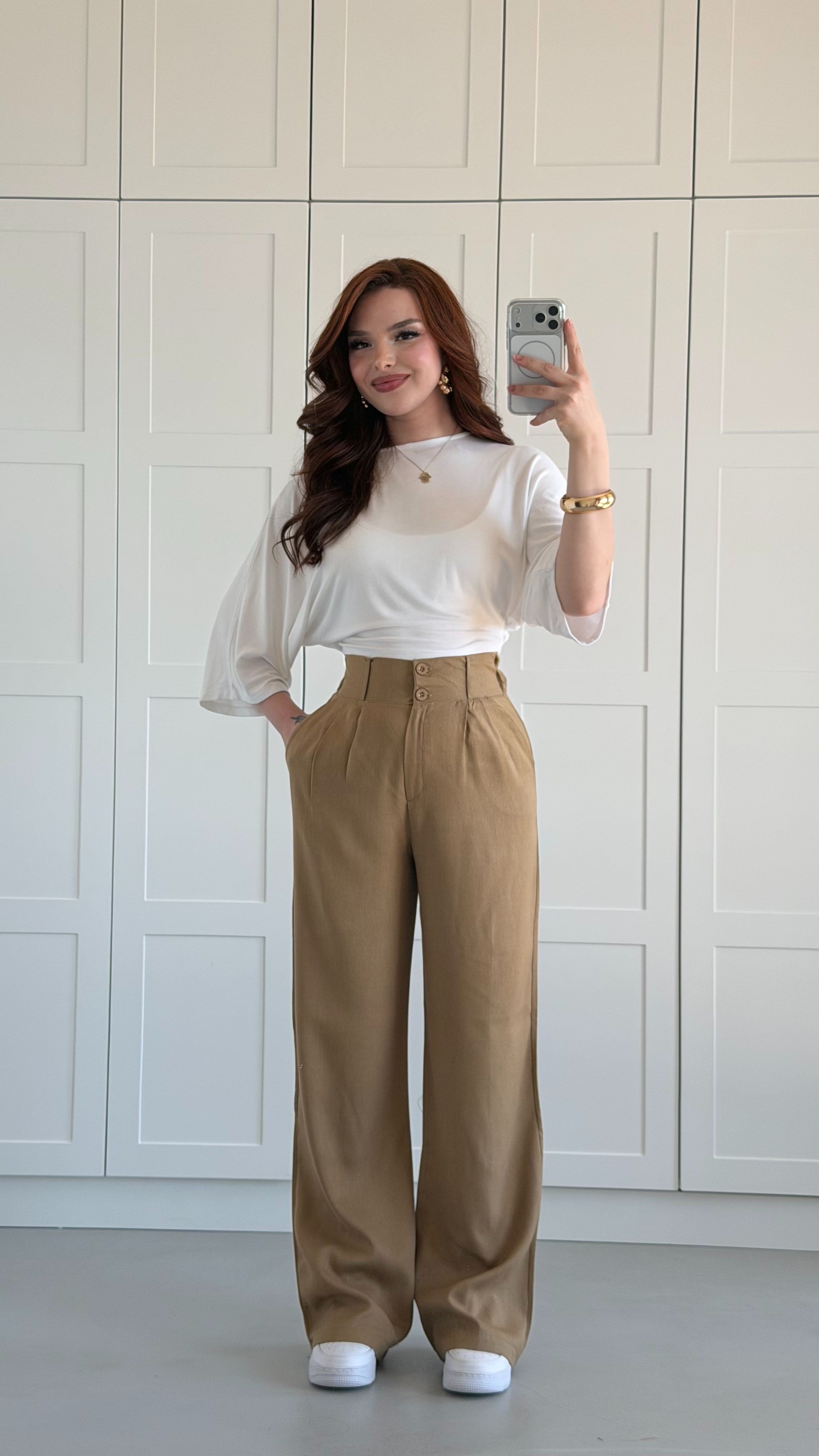 Nicole Keten Pantolon Camel