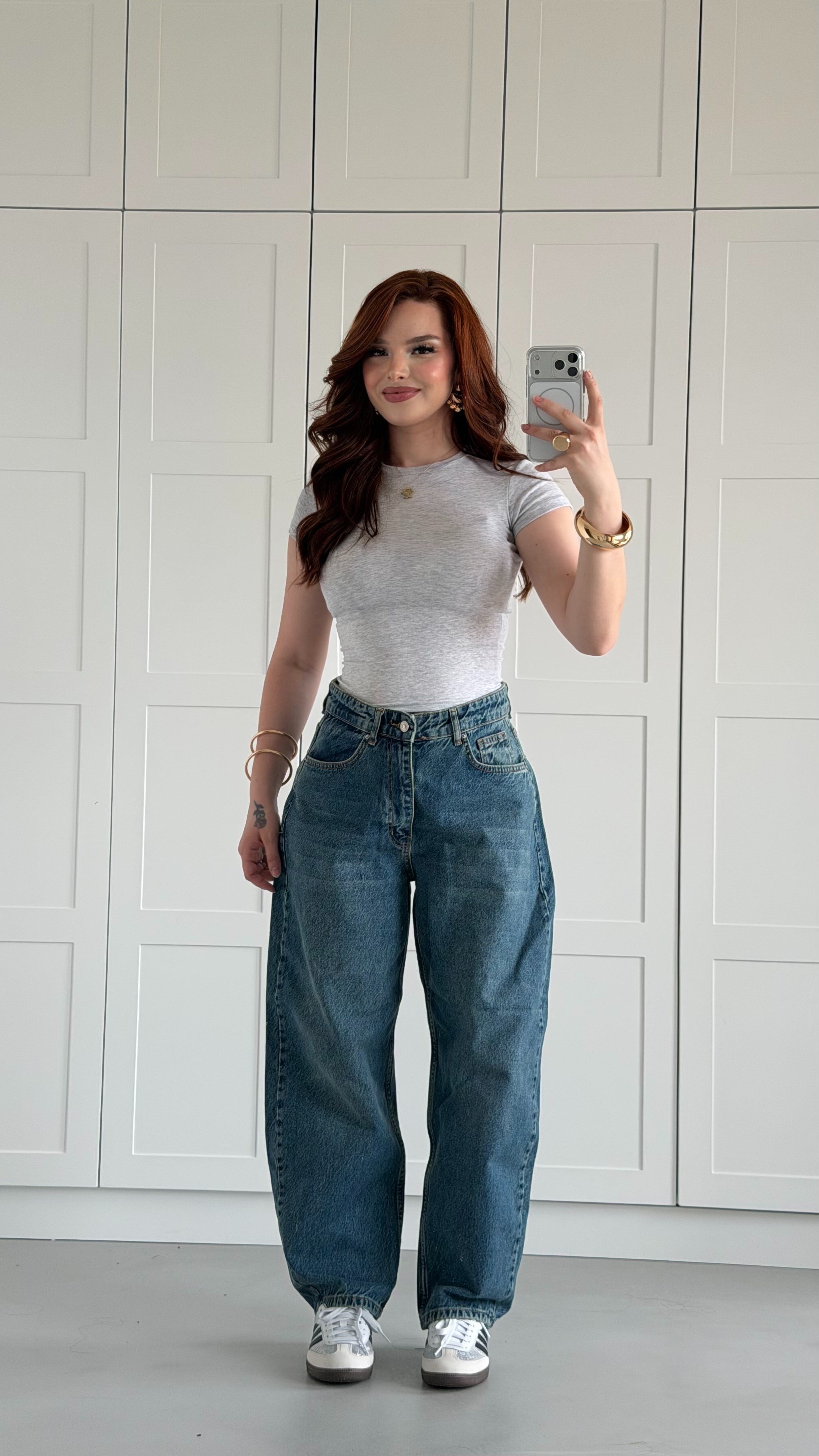 Urban Cool Balon Jean Yeşil Tintli Mavi