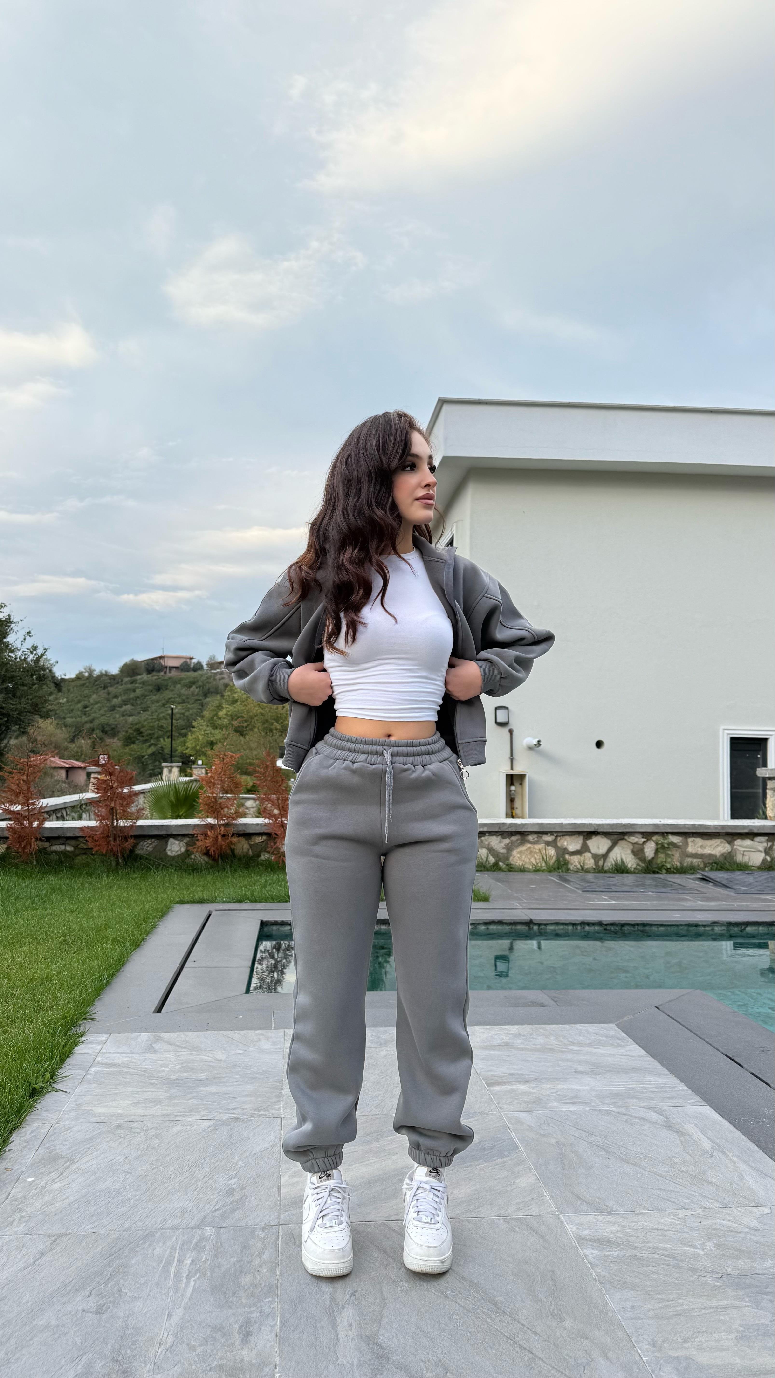 Comfort Basıc Eşofman Takımı Antrasit