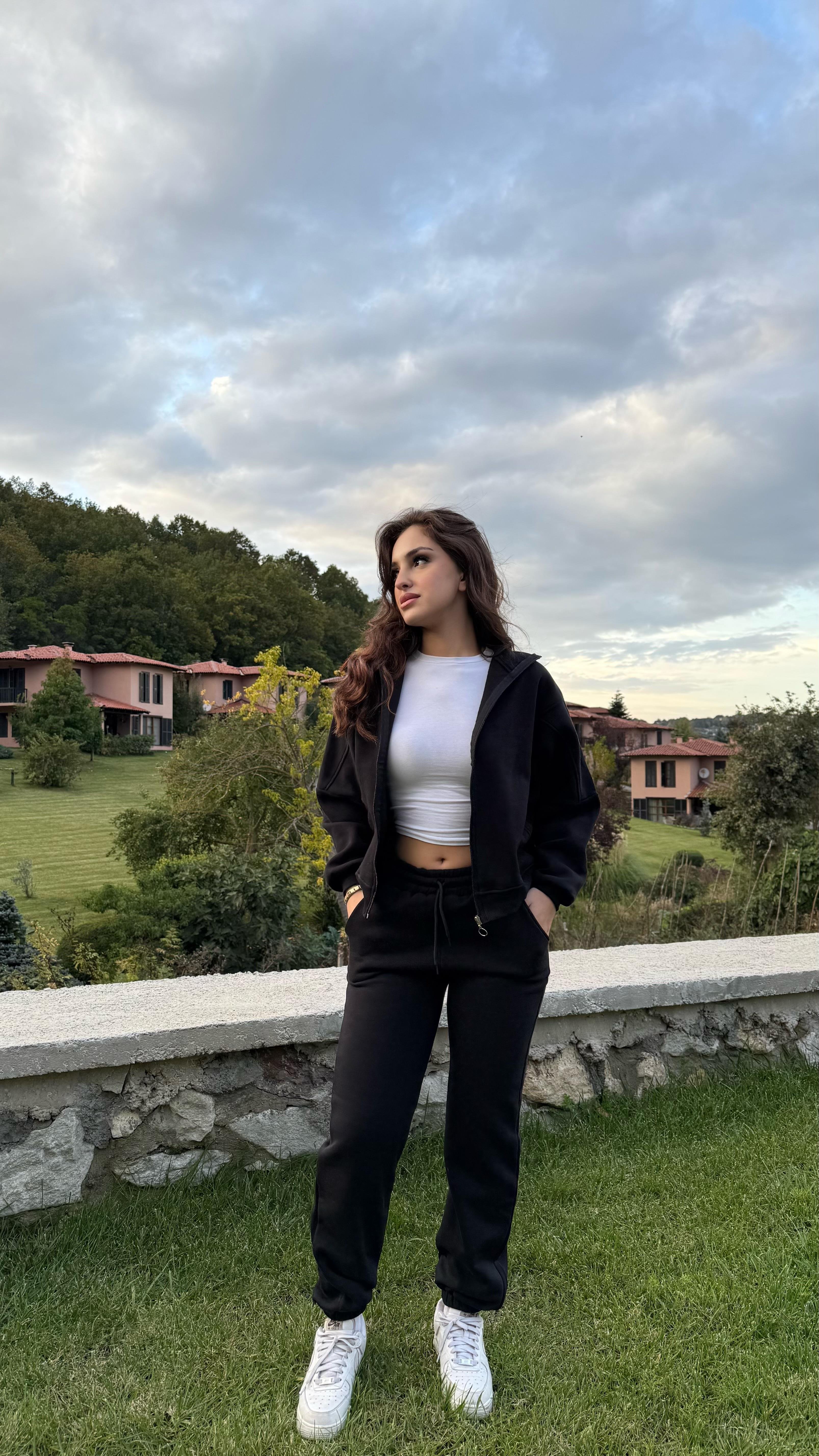 Comfort Basıc Eşofman Takımı Siyah