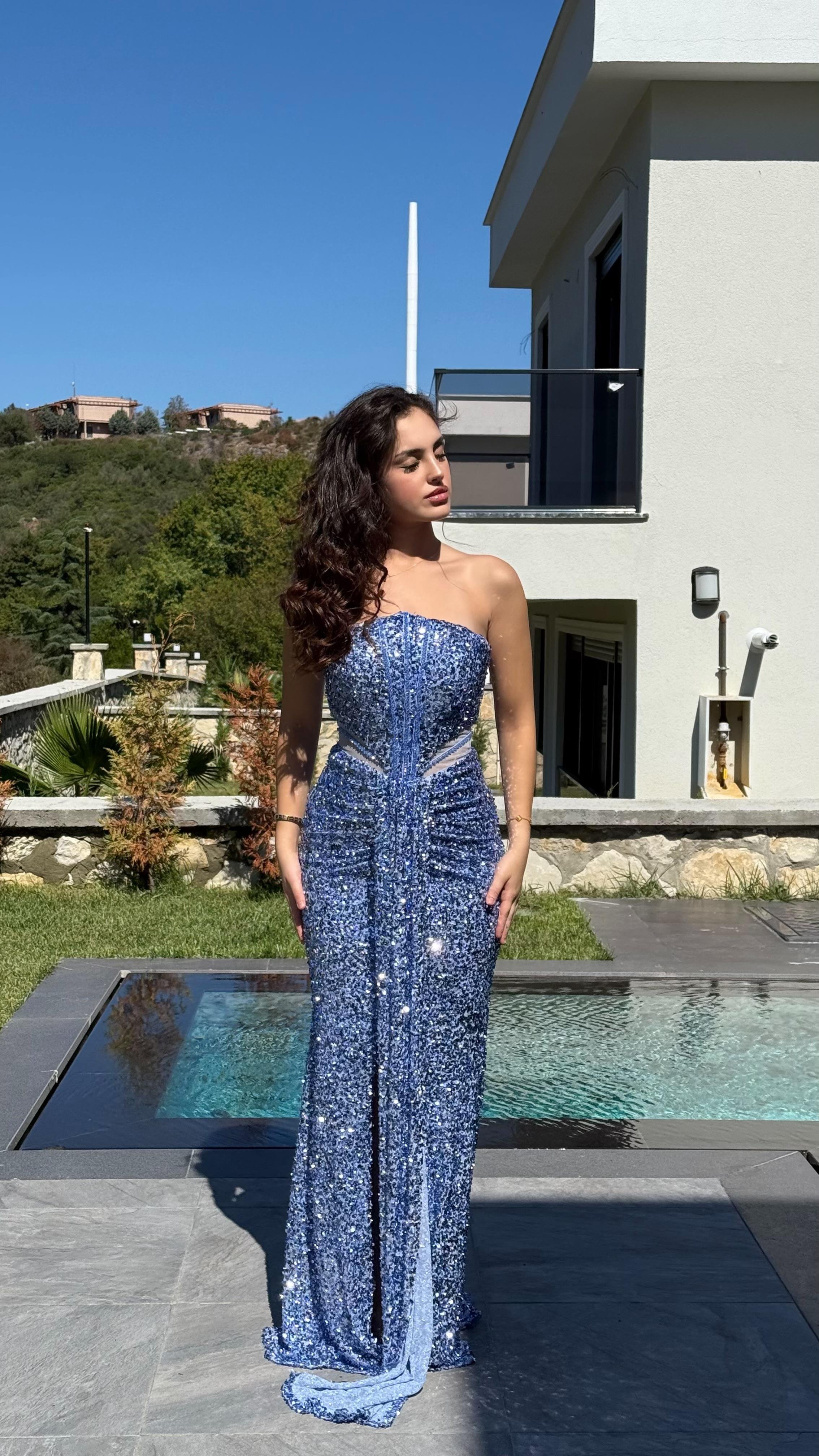Diva Pul Payet Abiye Bebe Mavisi