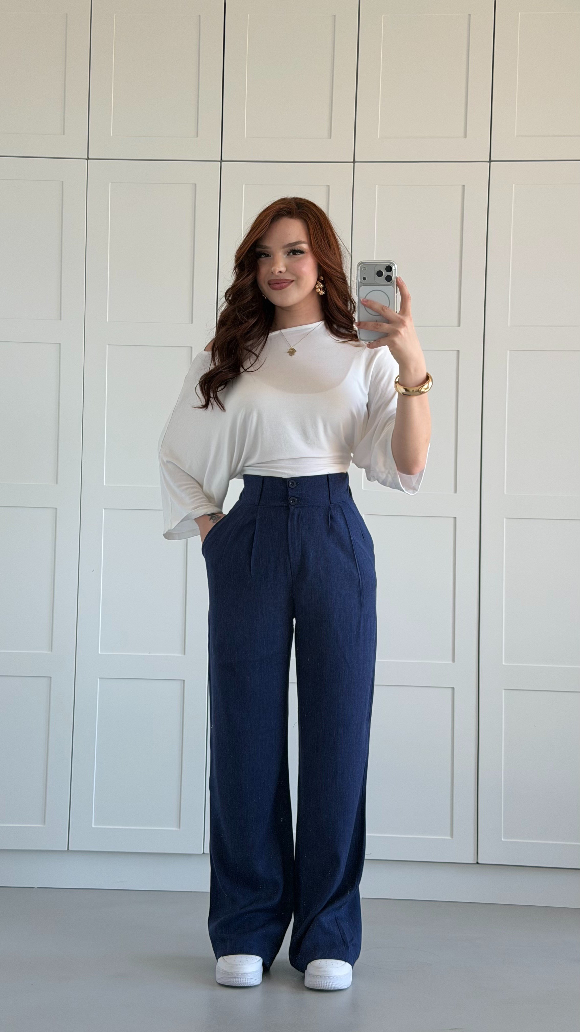 Nicole Keten Pantolon Lacivert