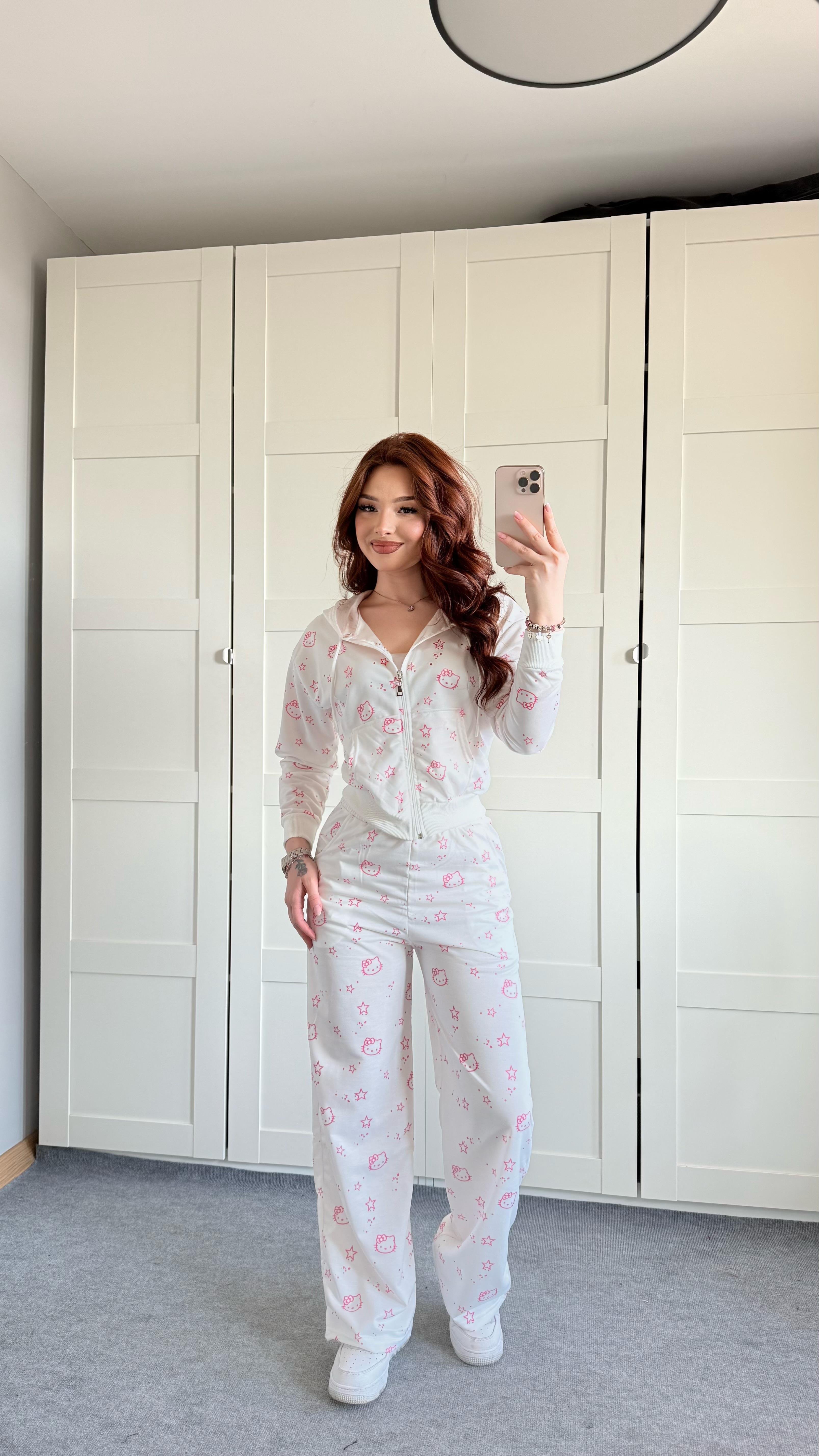 Hello Kitty Beyaz Eşofman Takımı