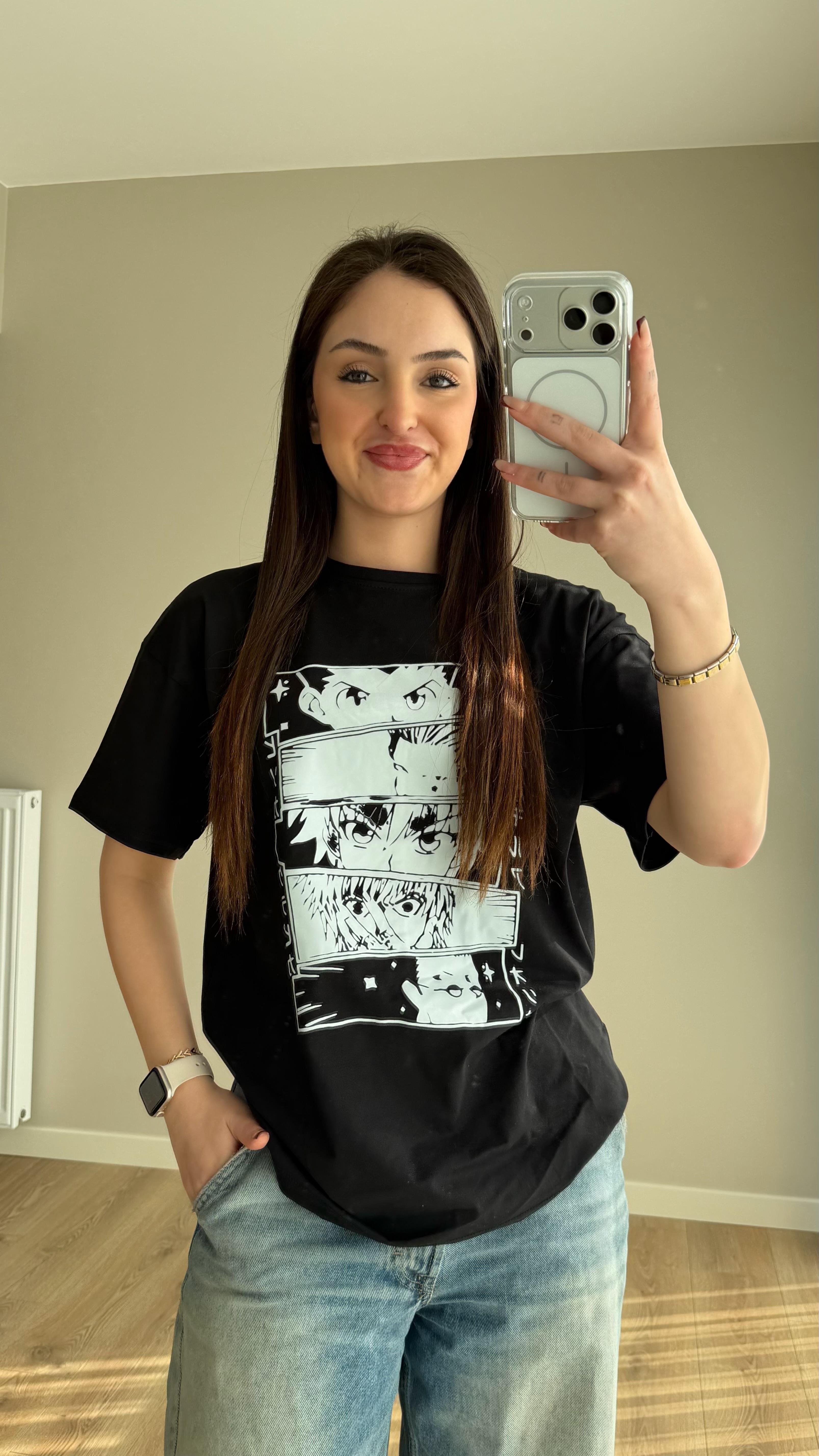 Hunter X Hunter Tişört Siyah