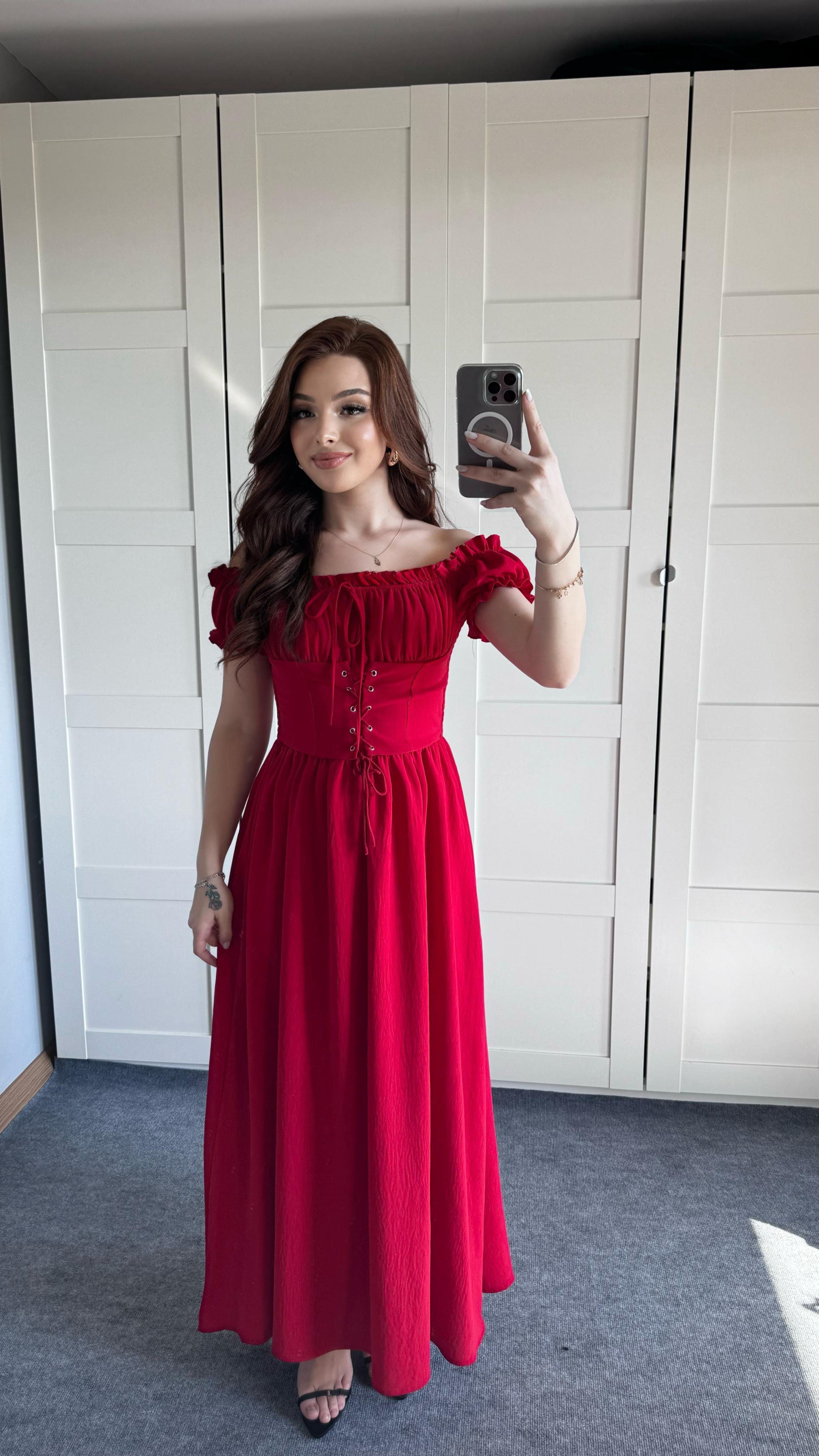 Juliet Kırmızı Elbise