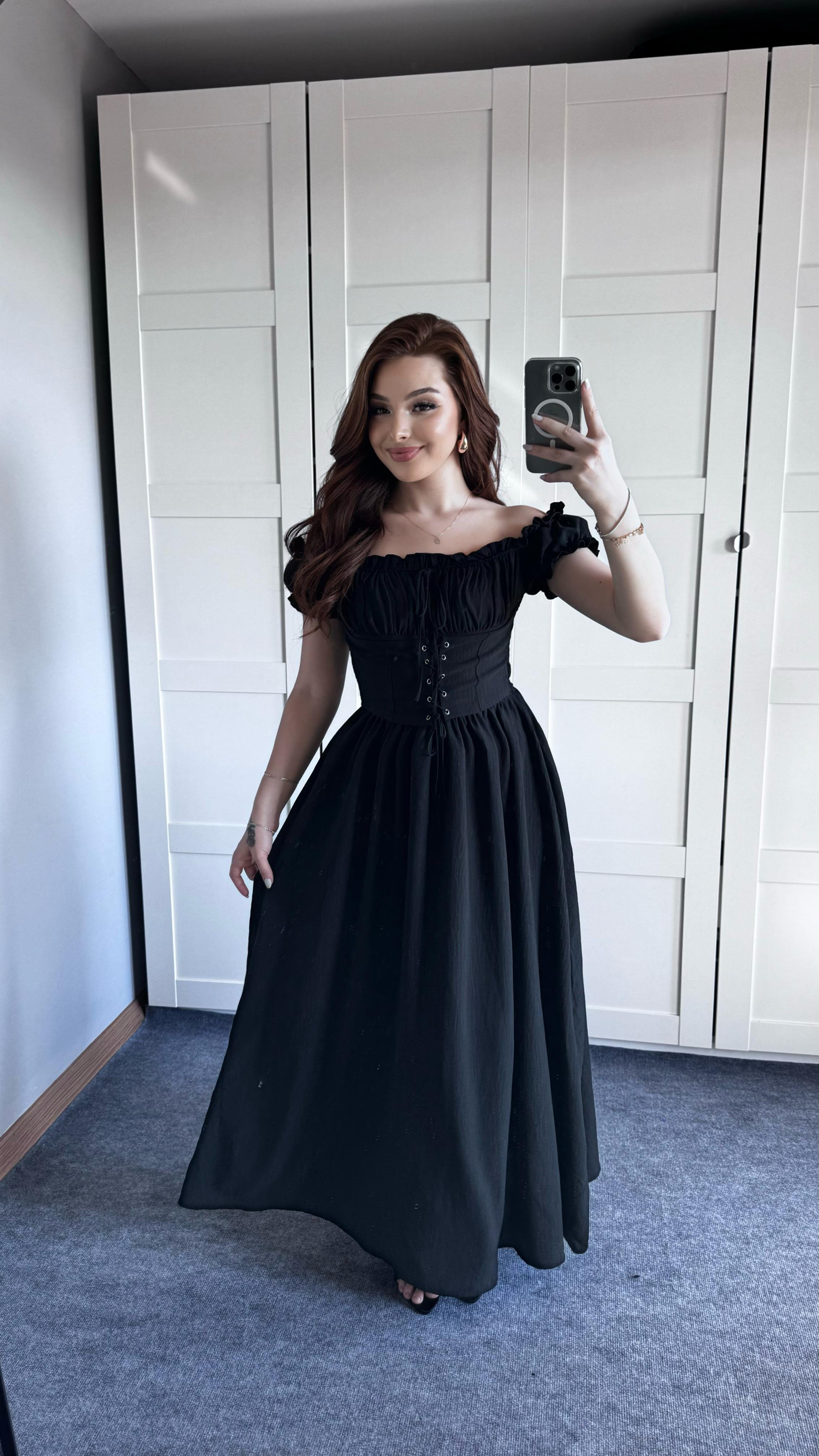 Juliet Siyah Elbise