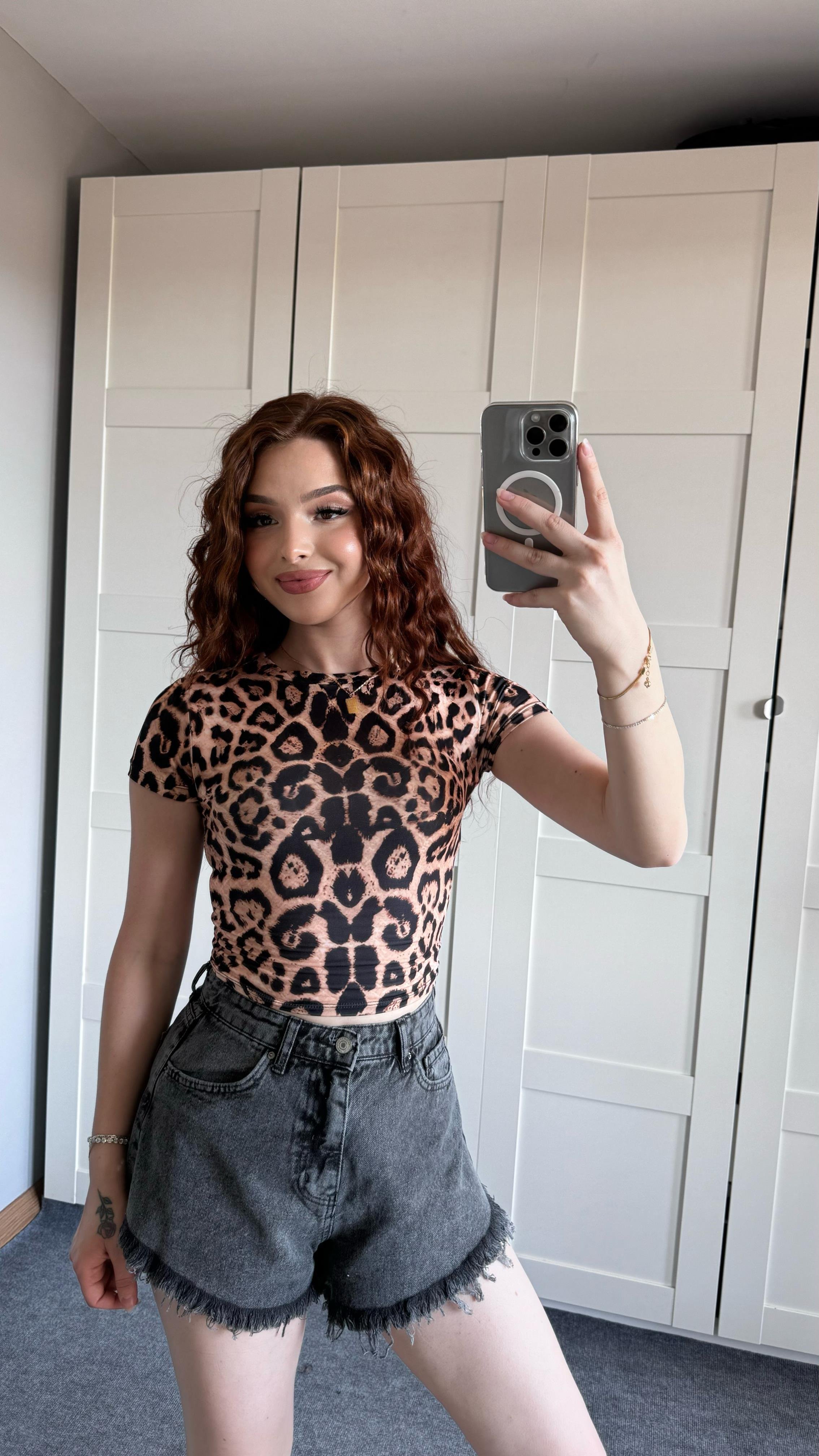 Leopar Sandy Tişört 