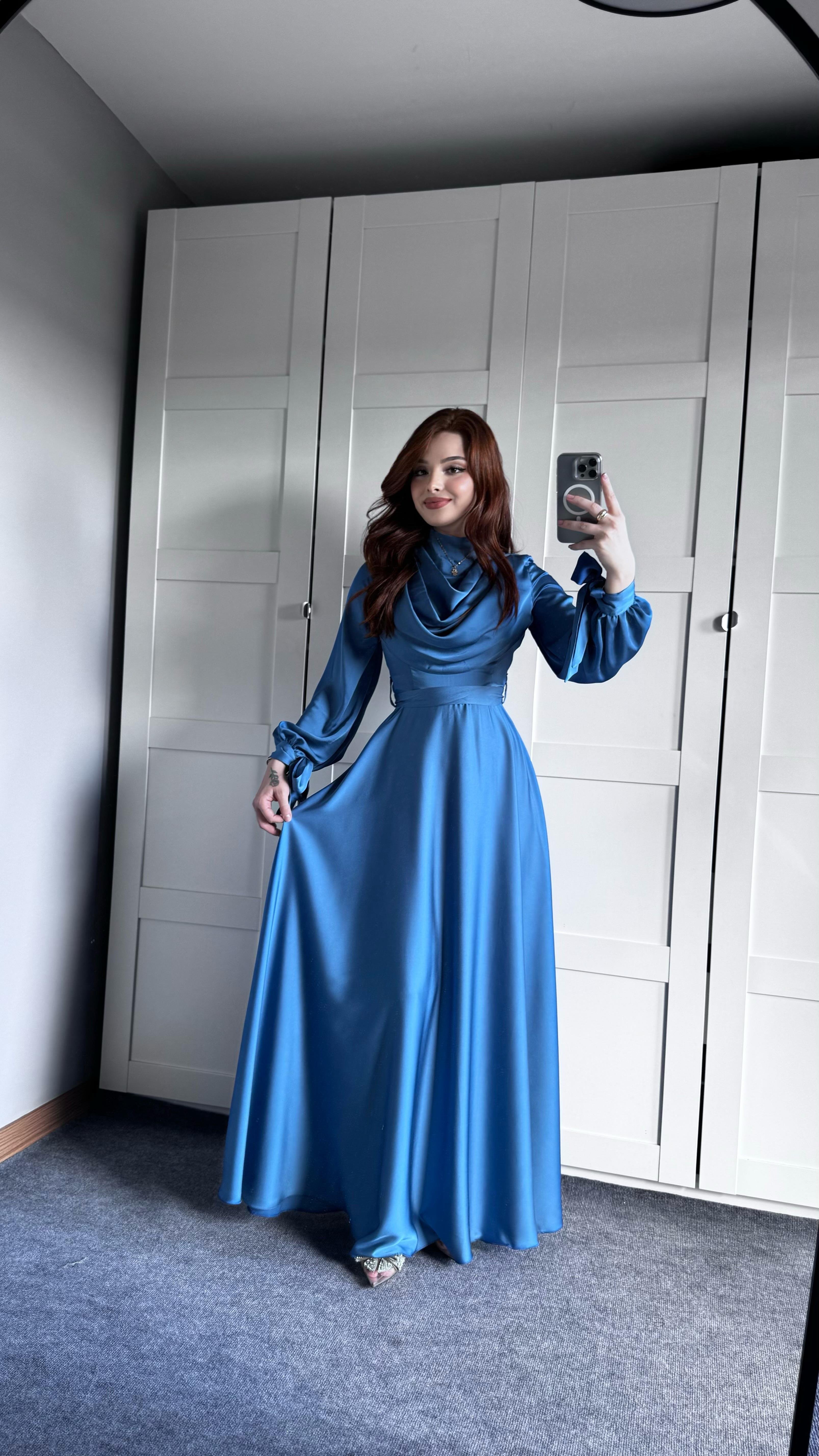 Morgana Degaje Abiye İndigo