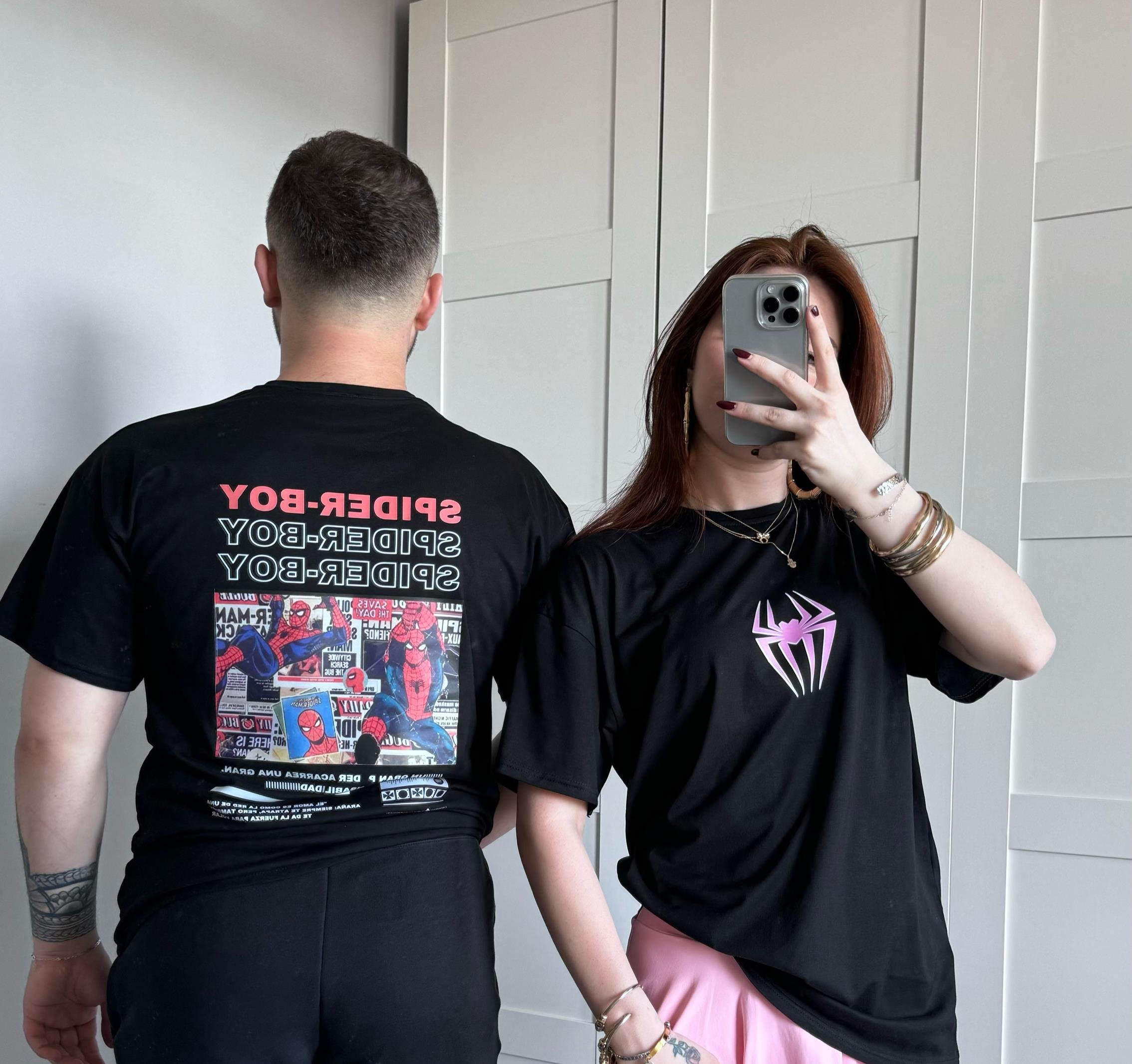 Oversize Spider Boy Tişört 
