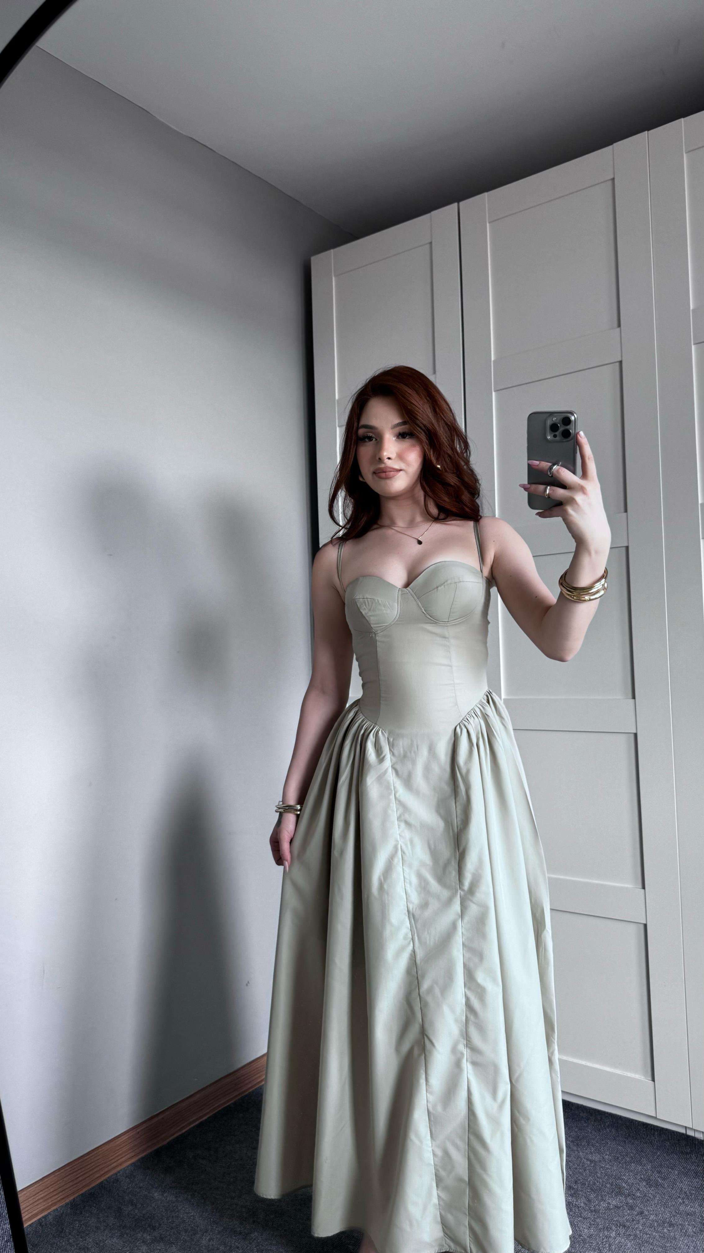 Sofia Mint Yeşili Elbise