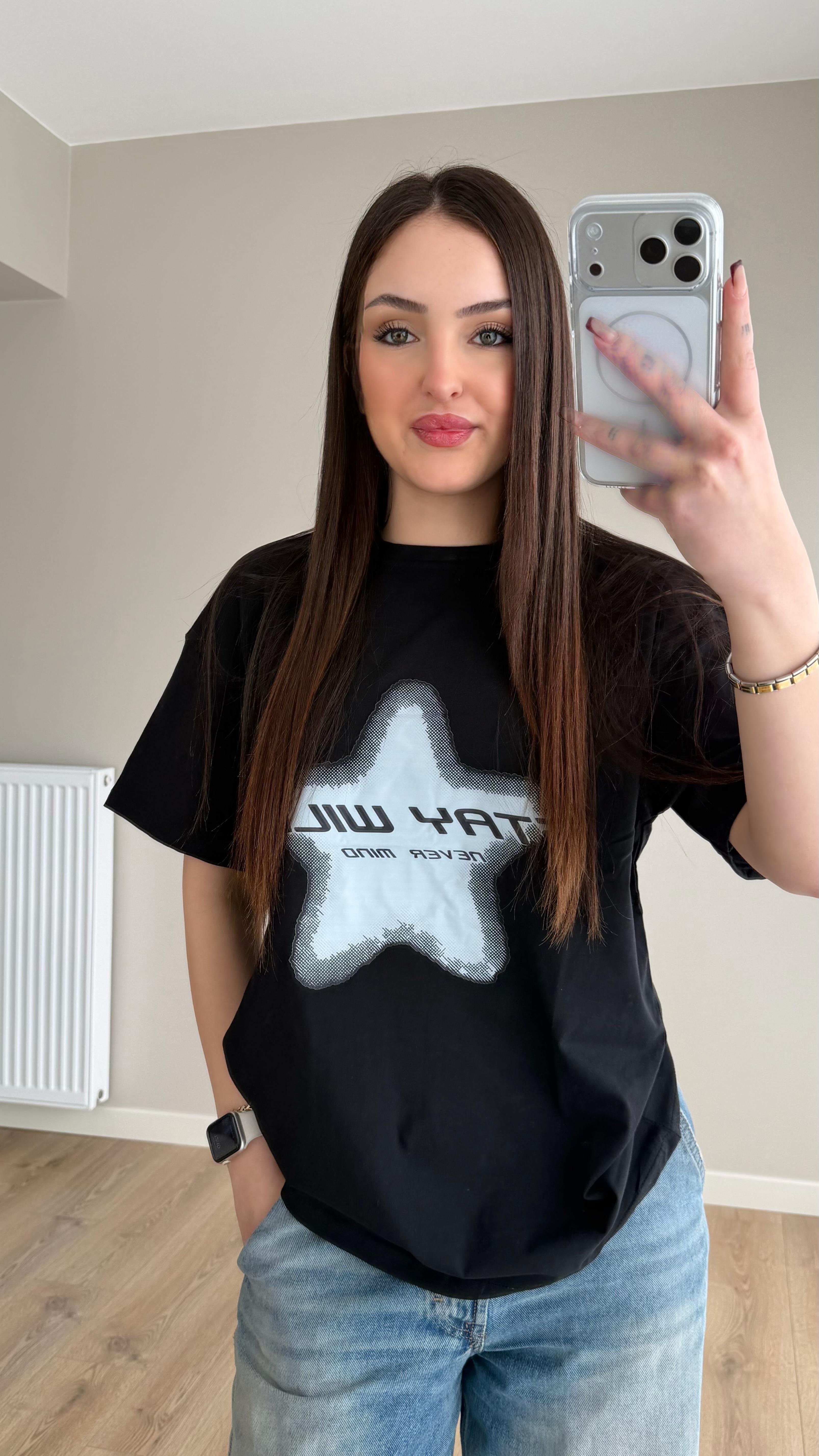 Stay Tişört Siyah