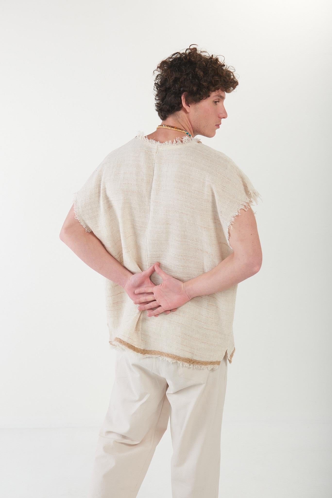 Boho Harem Keten T-Shirt