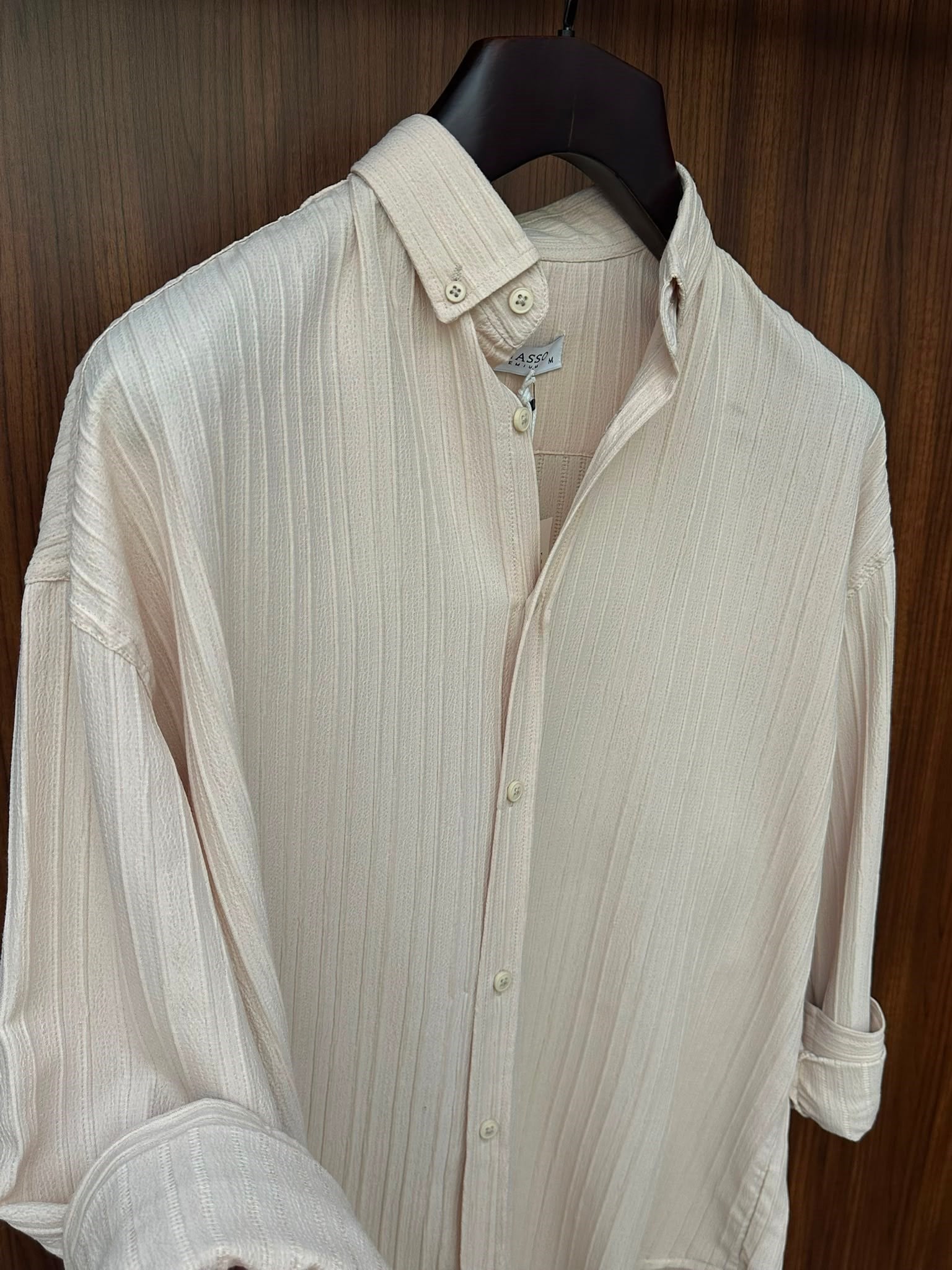 Çizgili Yakalı Gömlek