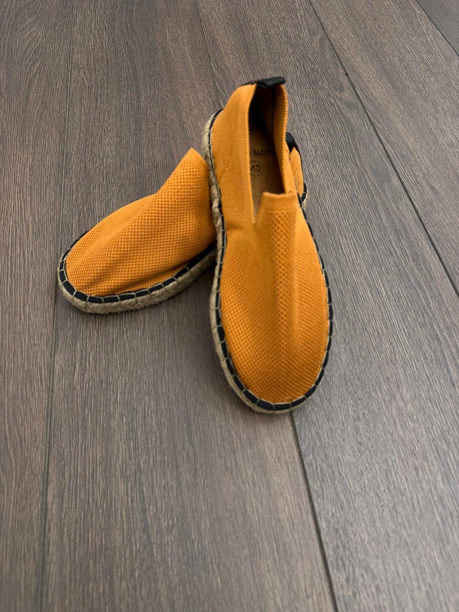 Hasır Tabanlı Espadril Ayakkabı