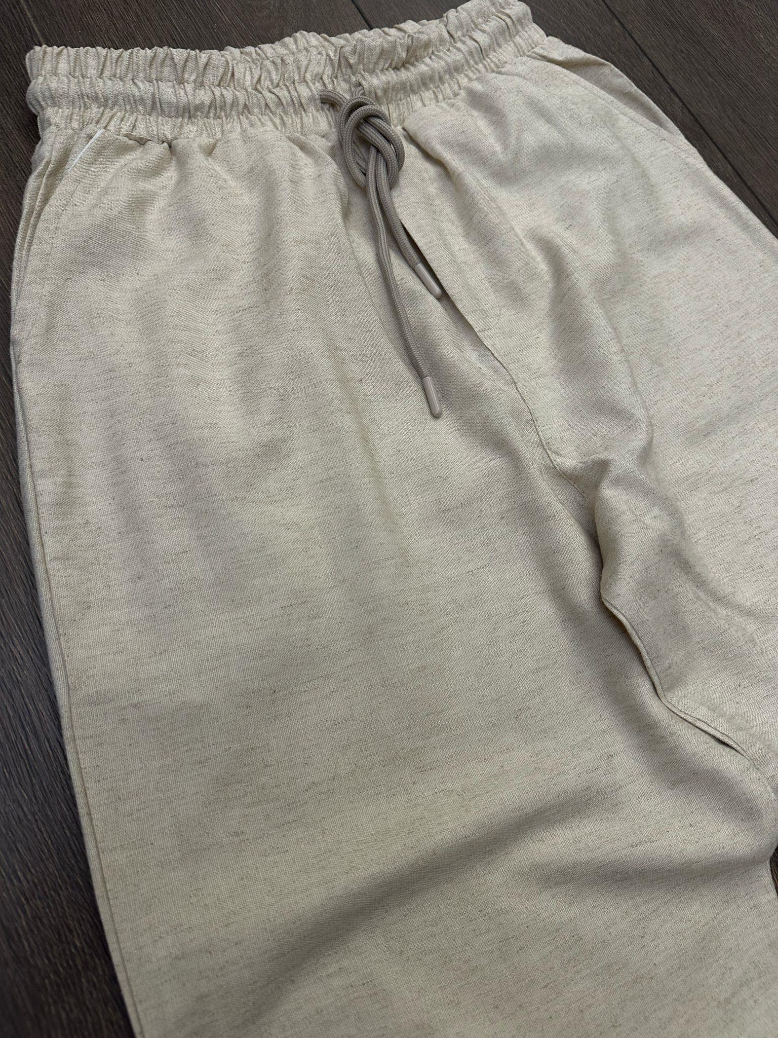 Keten Baggy Jogger Pantolon