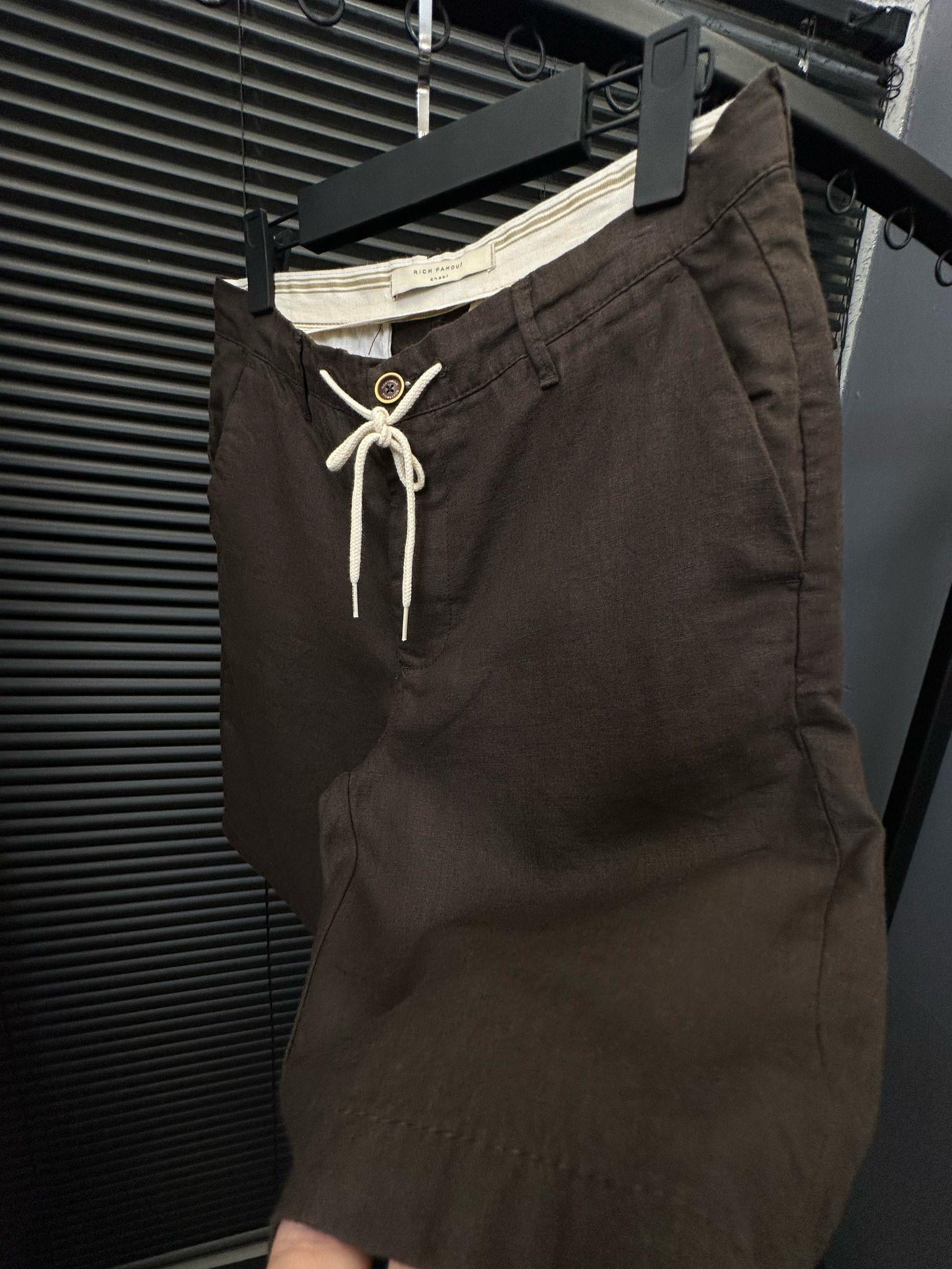 Linen Kumaş %100 Keten Şort