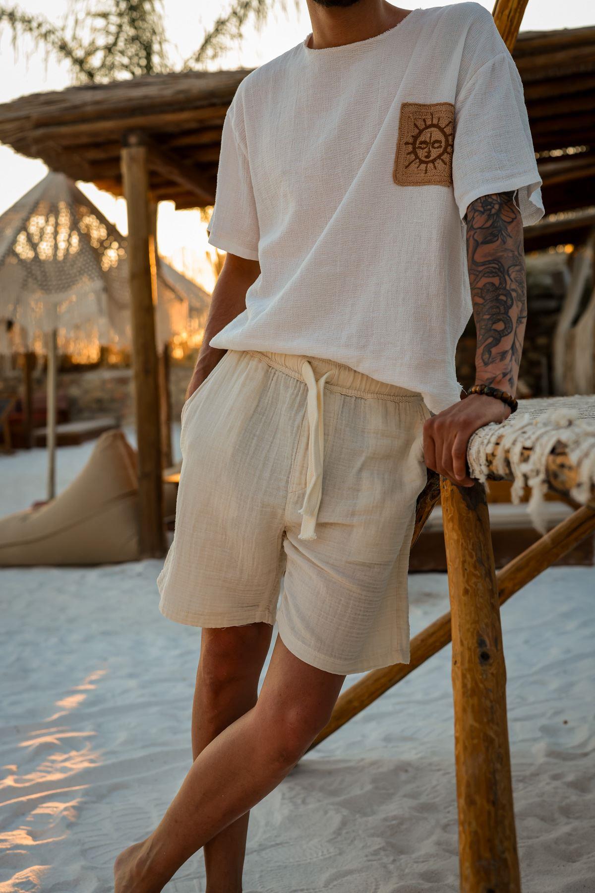 Müslin Kumaş Şort