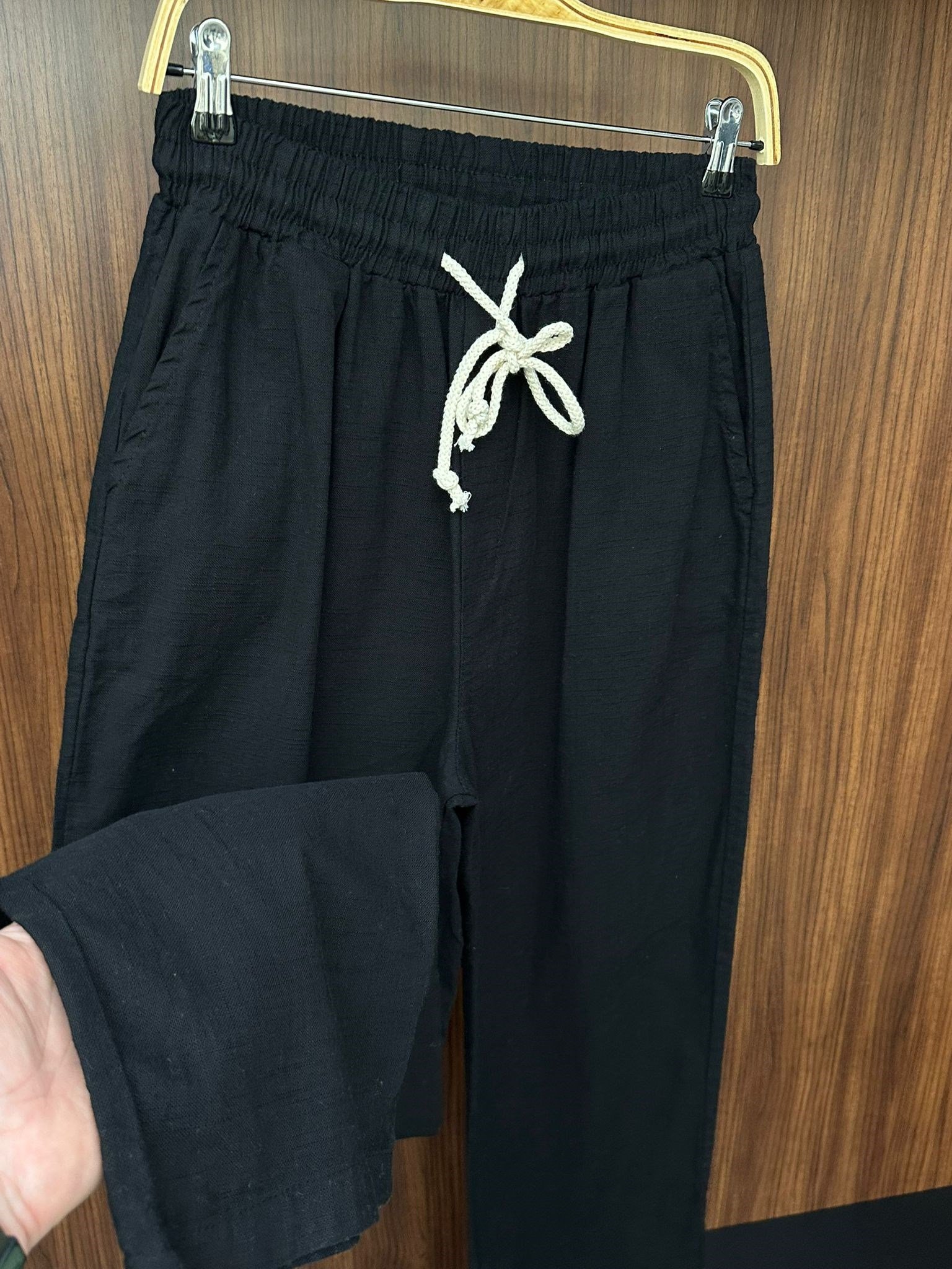 Pamuk Keten Baggy Pantolon
