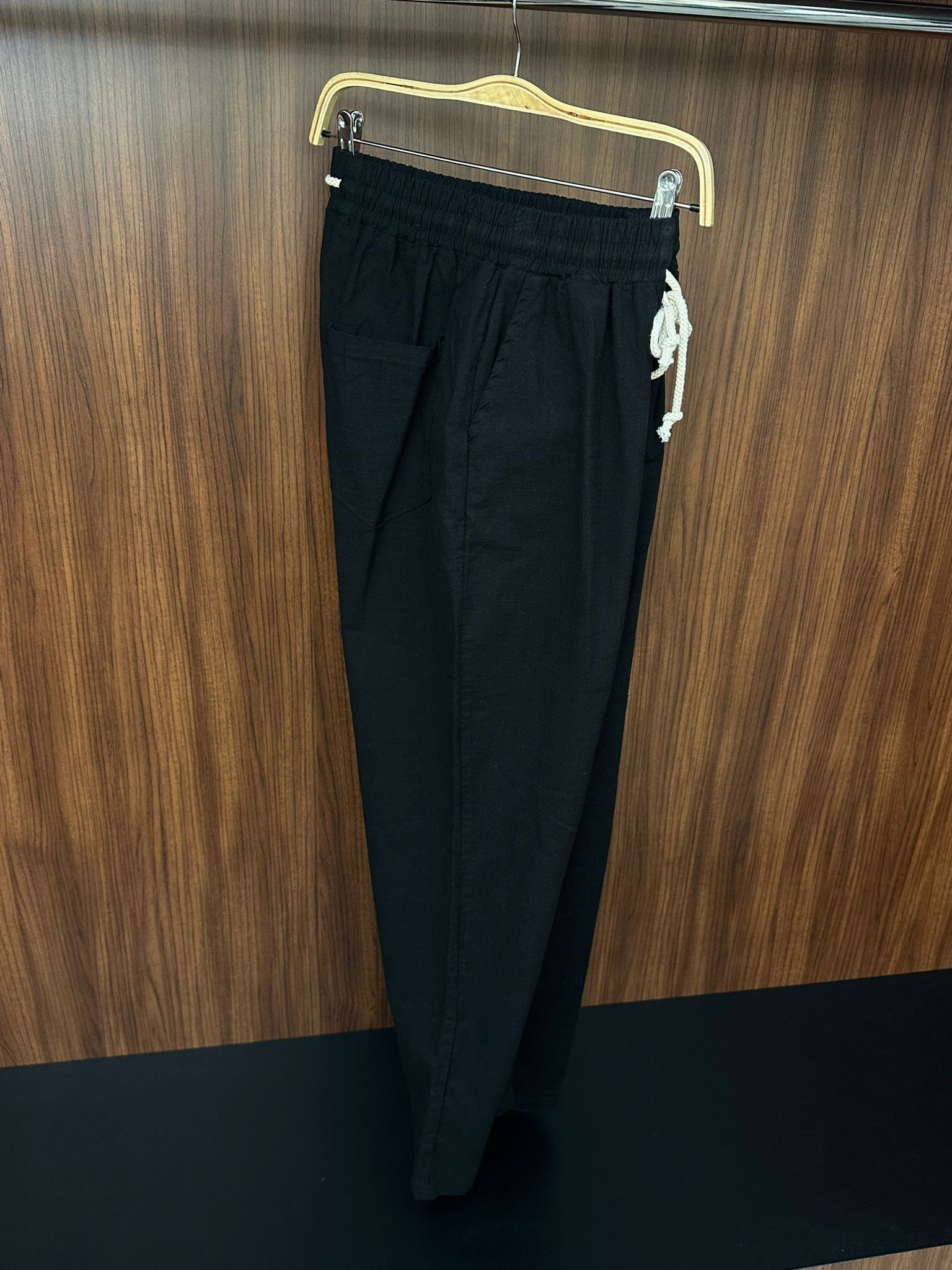 Pamuk Keten Baggy Pantolon