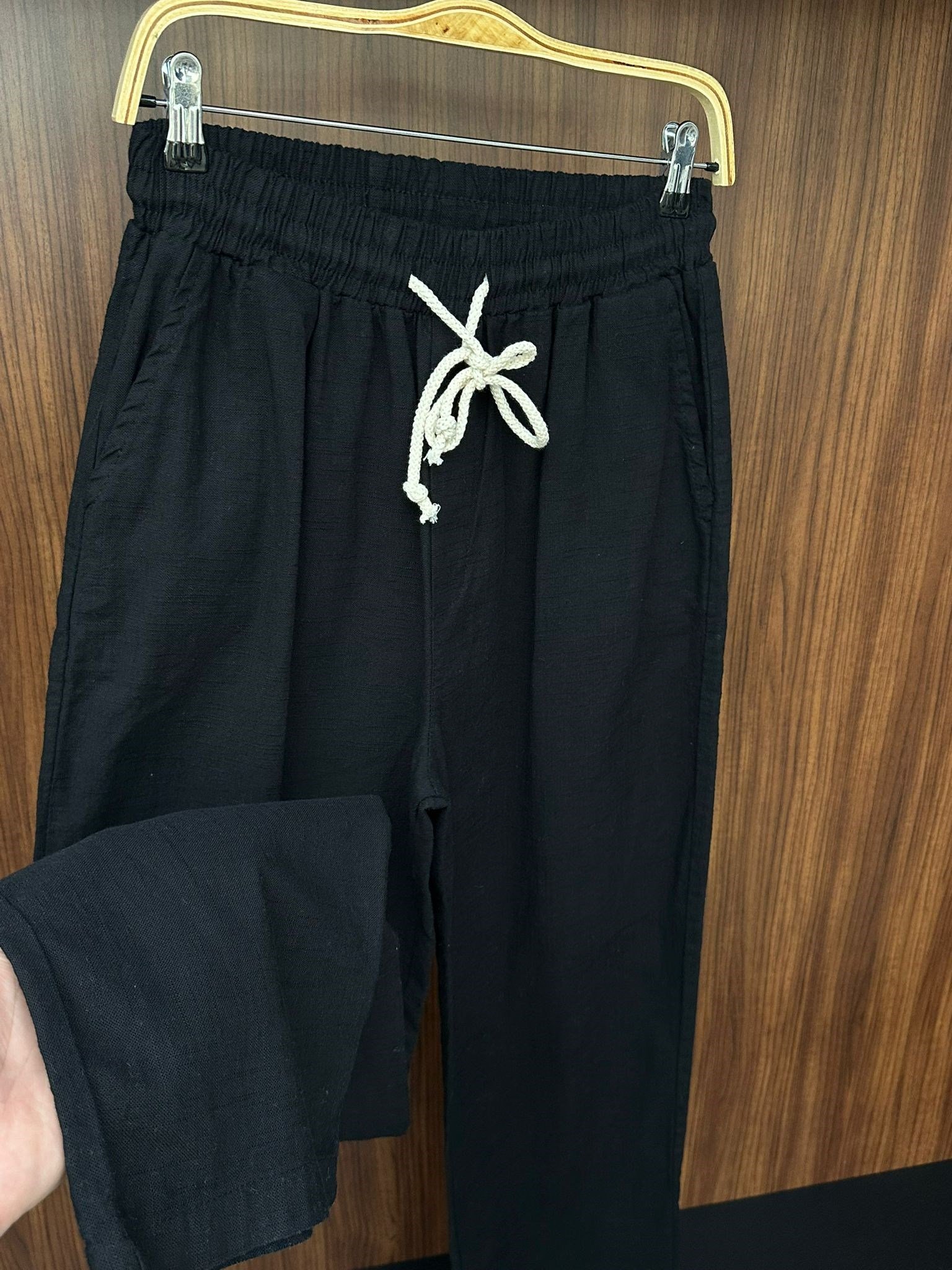 Pamuk Keten Baggy Pantolon