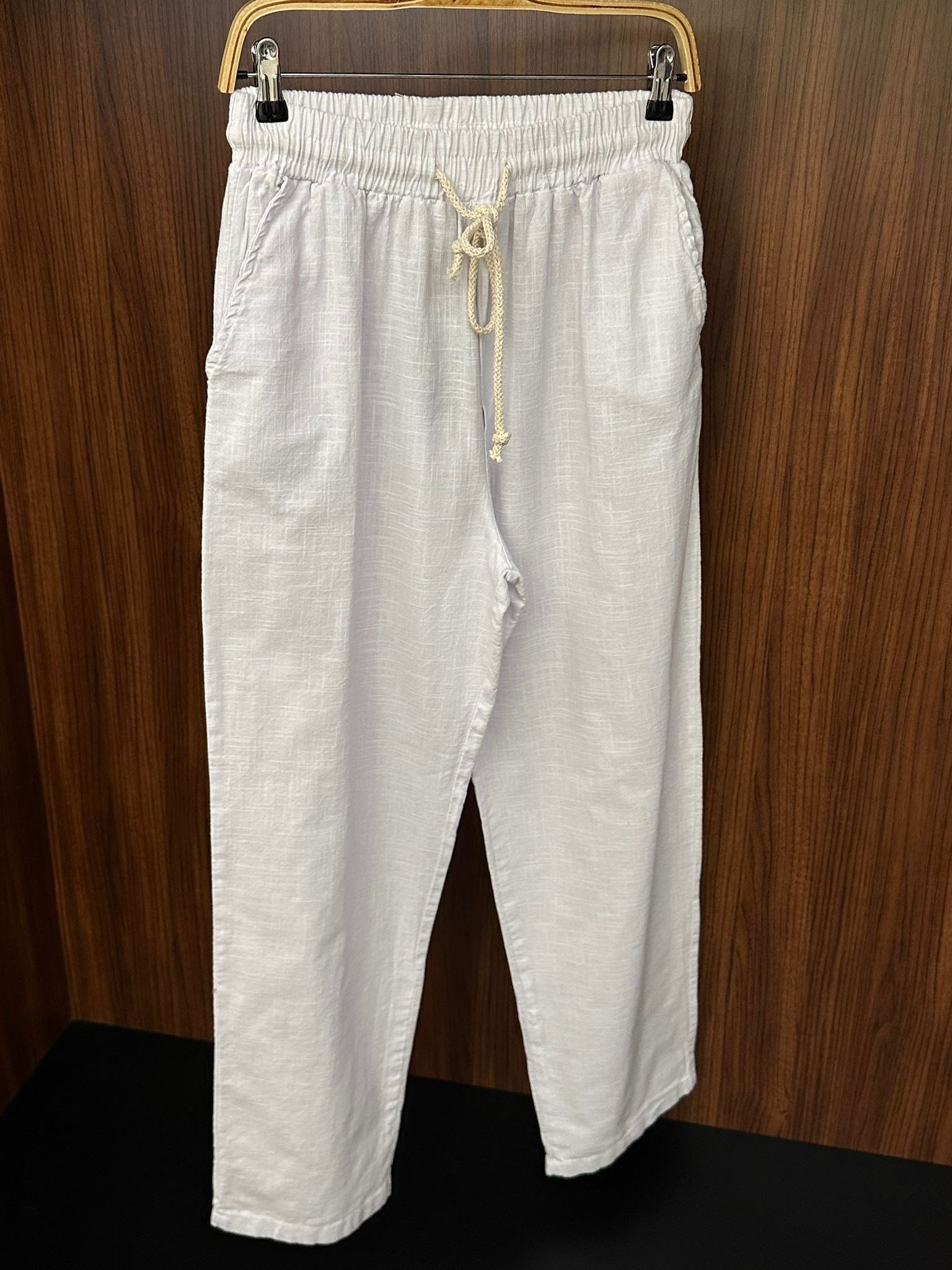 Pamuk Keten Baggy Pantolon