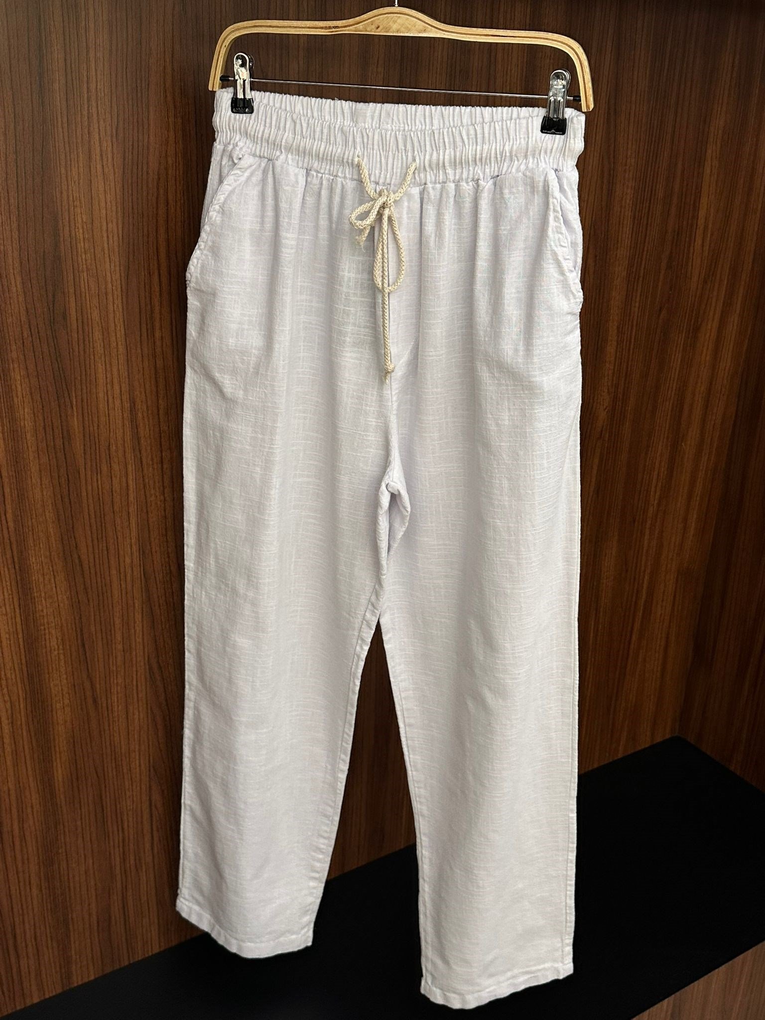 Pamuk Keten Baggy Pantolon