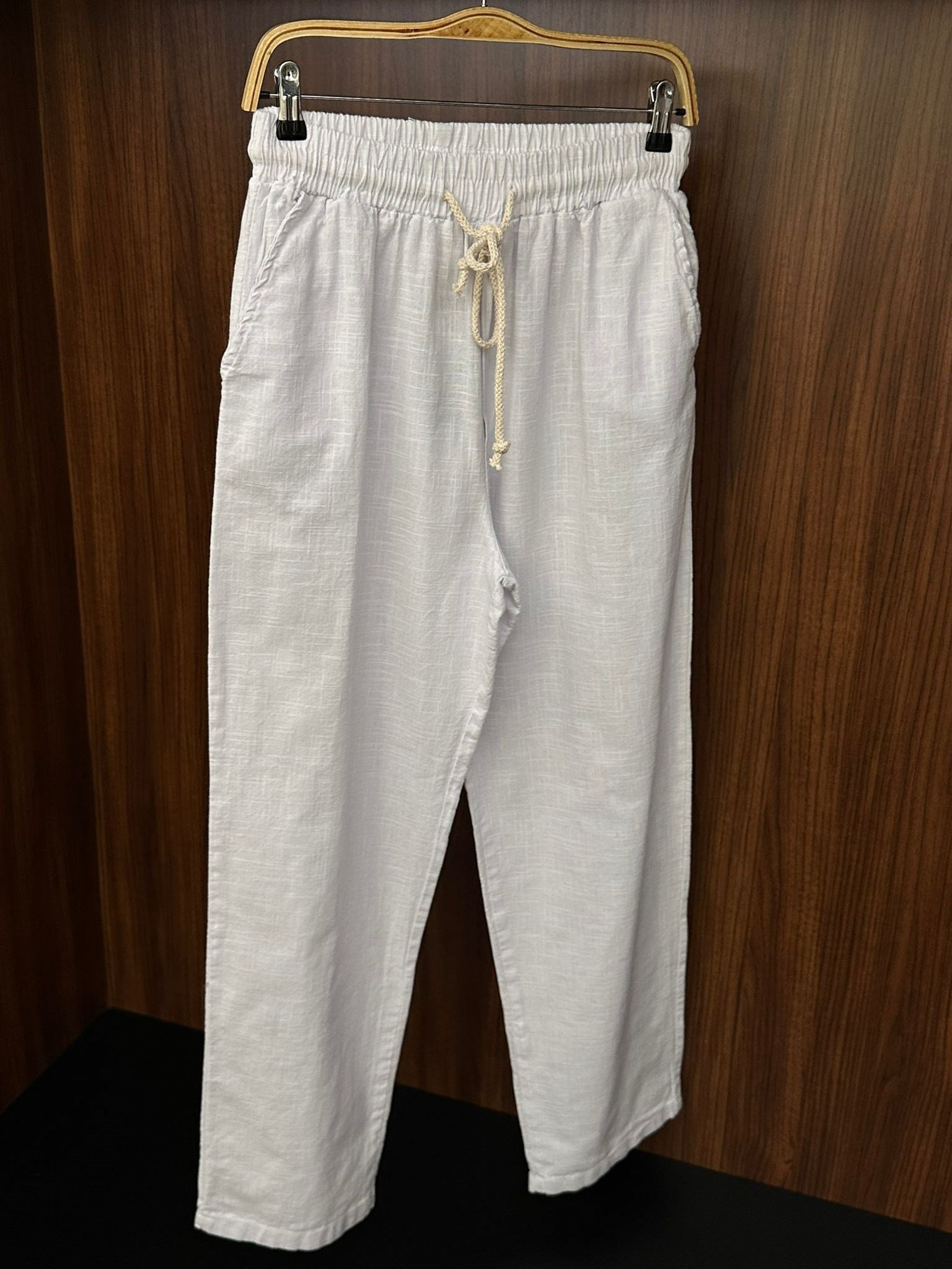 Pamuk Keten Baggy Pantolon
