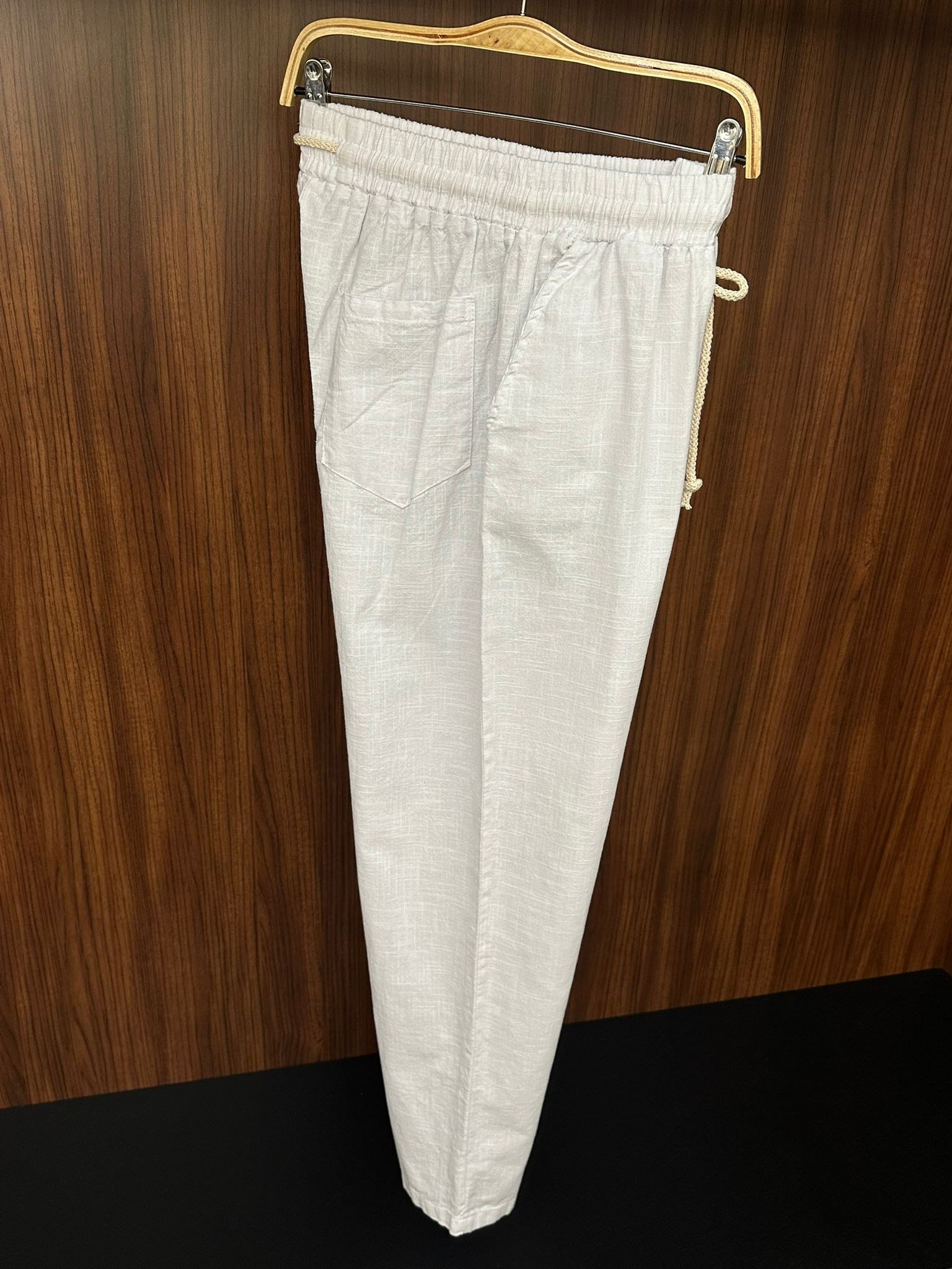 Pamuk Keten Baggy Pantolon