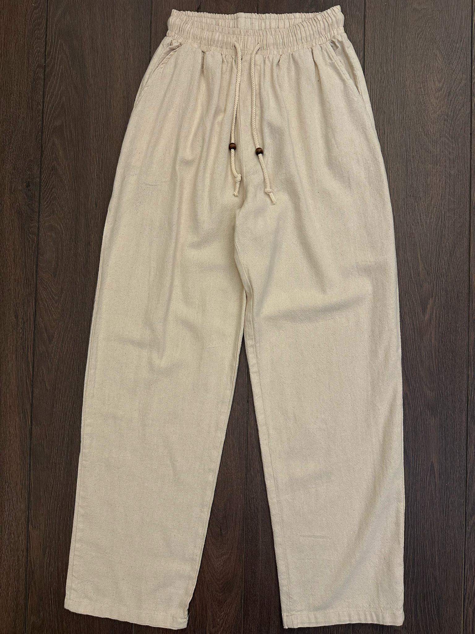 Panama Keten Pantolon