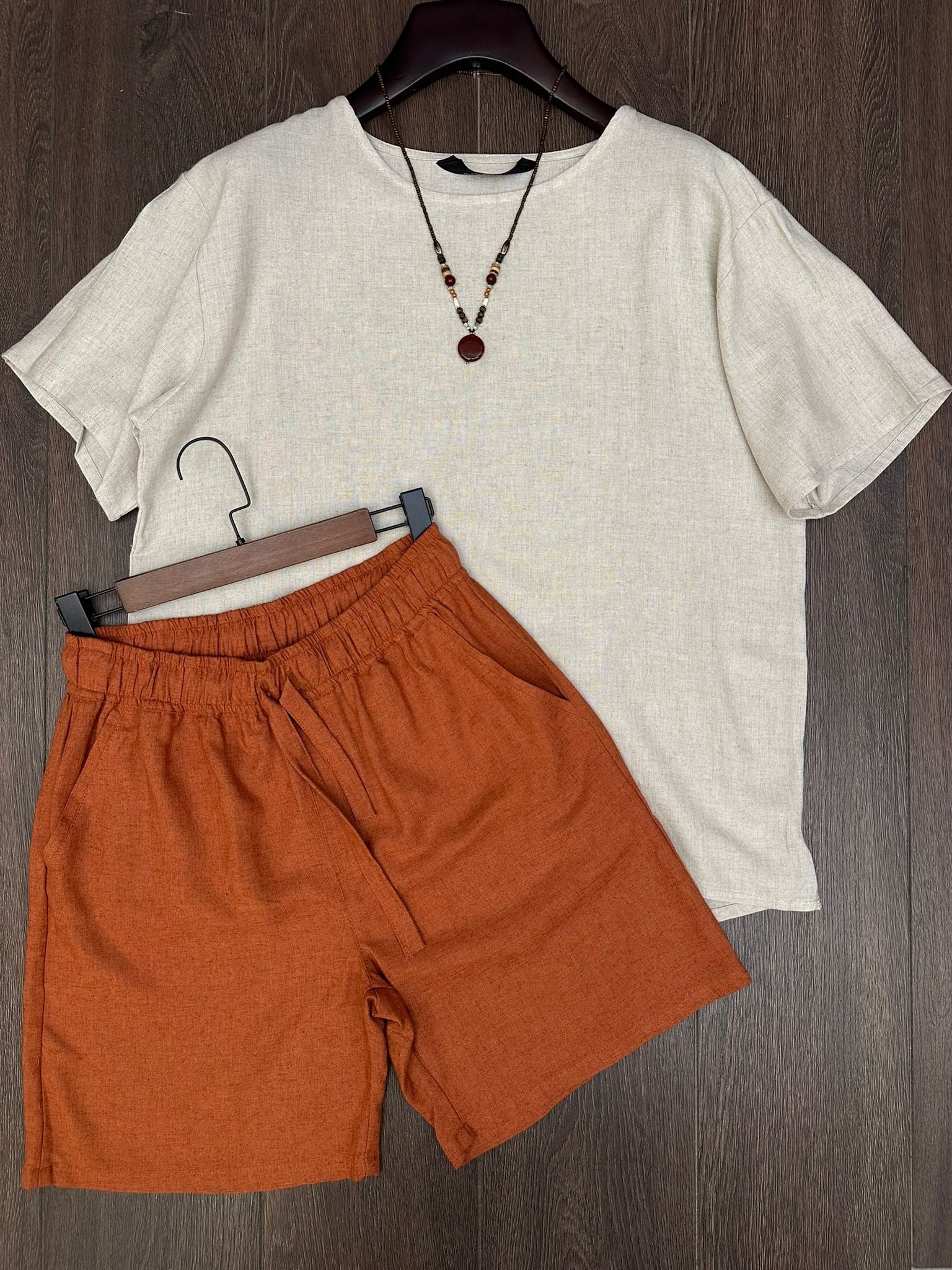 Rio Oversize Keten T-Shirt