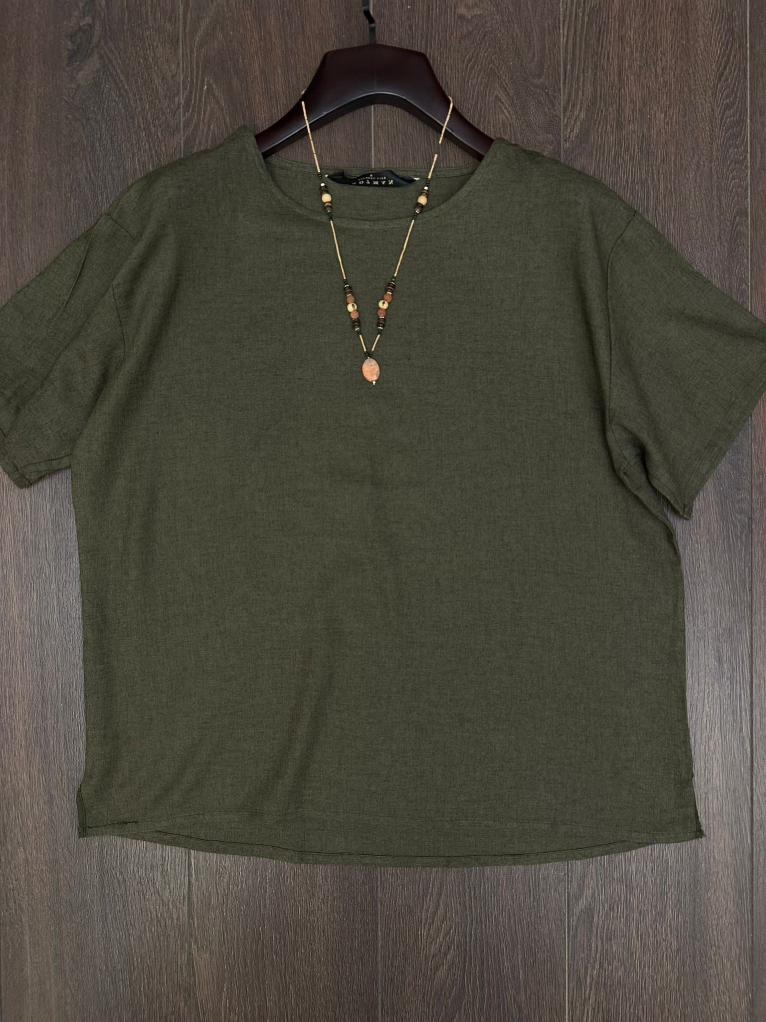 Rio Oversize Keten T-Shirt