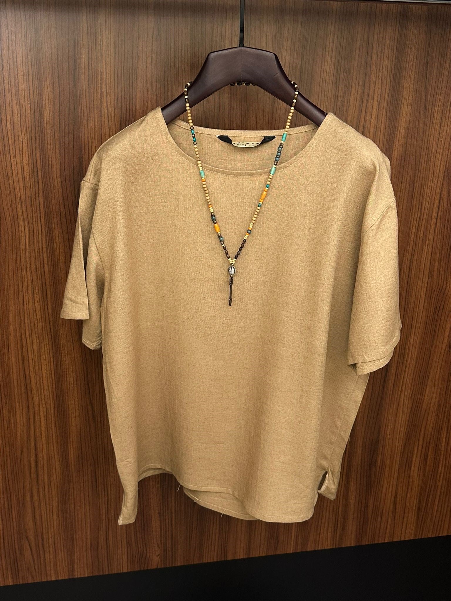 Rio Oversize Keten T-Shirt