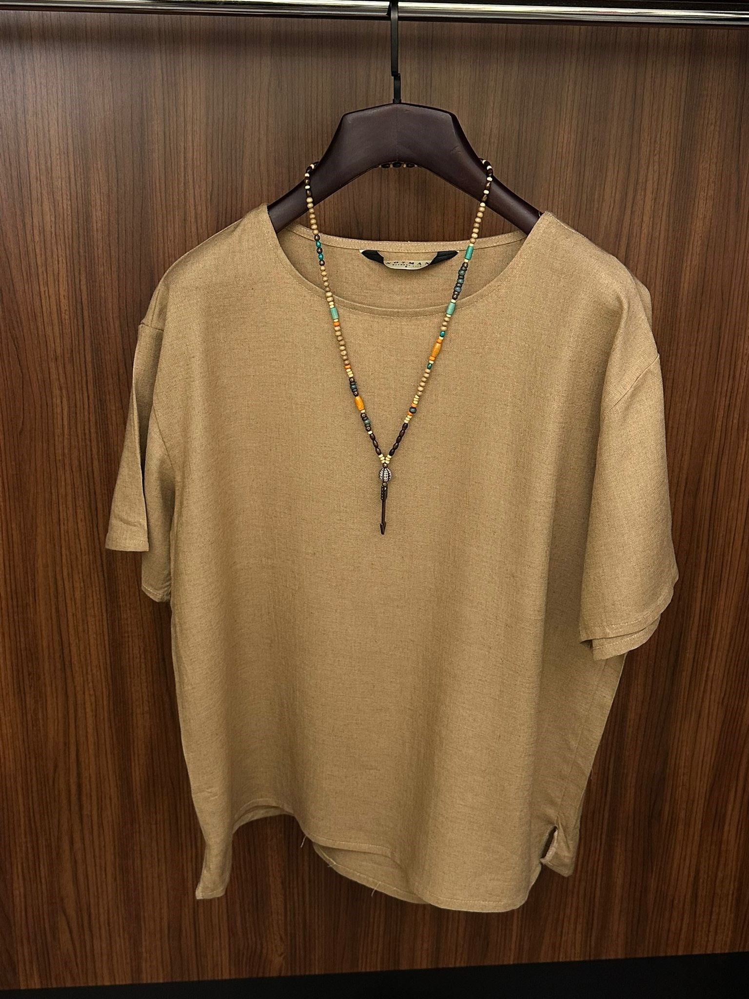 Rio Oversize Keten T-Shirt