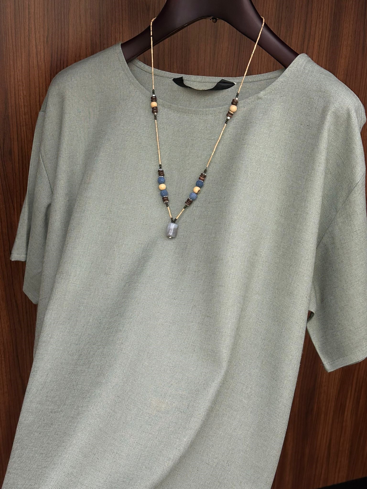Rio Oversize Keten T-Shirt