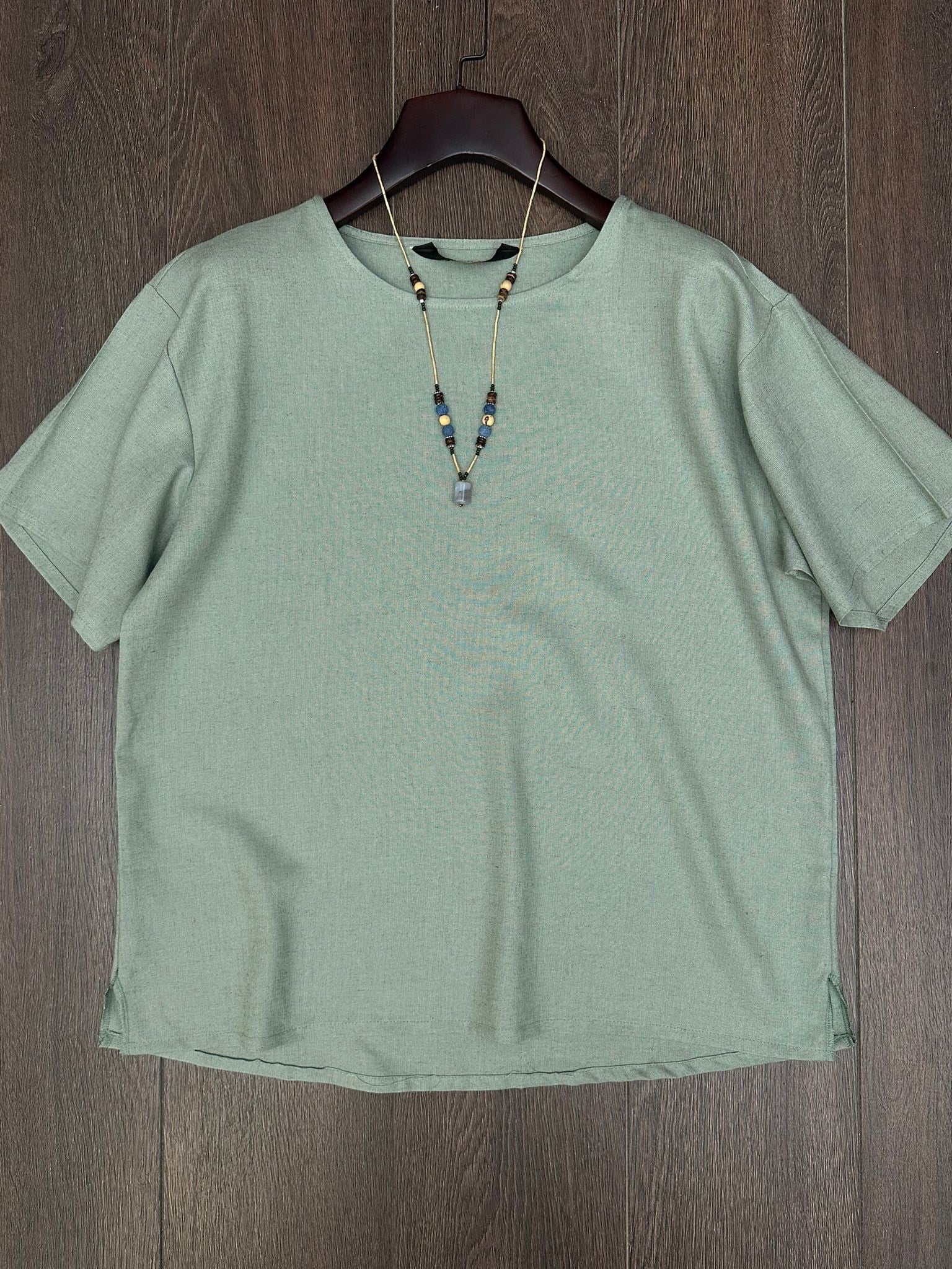 Rio Oversize Keten T-Shirt