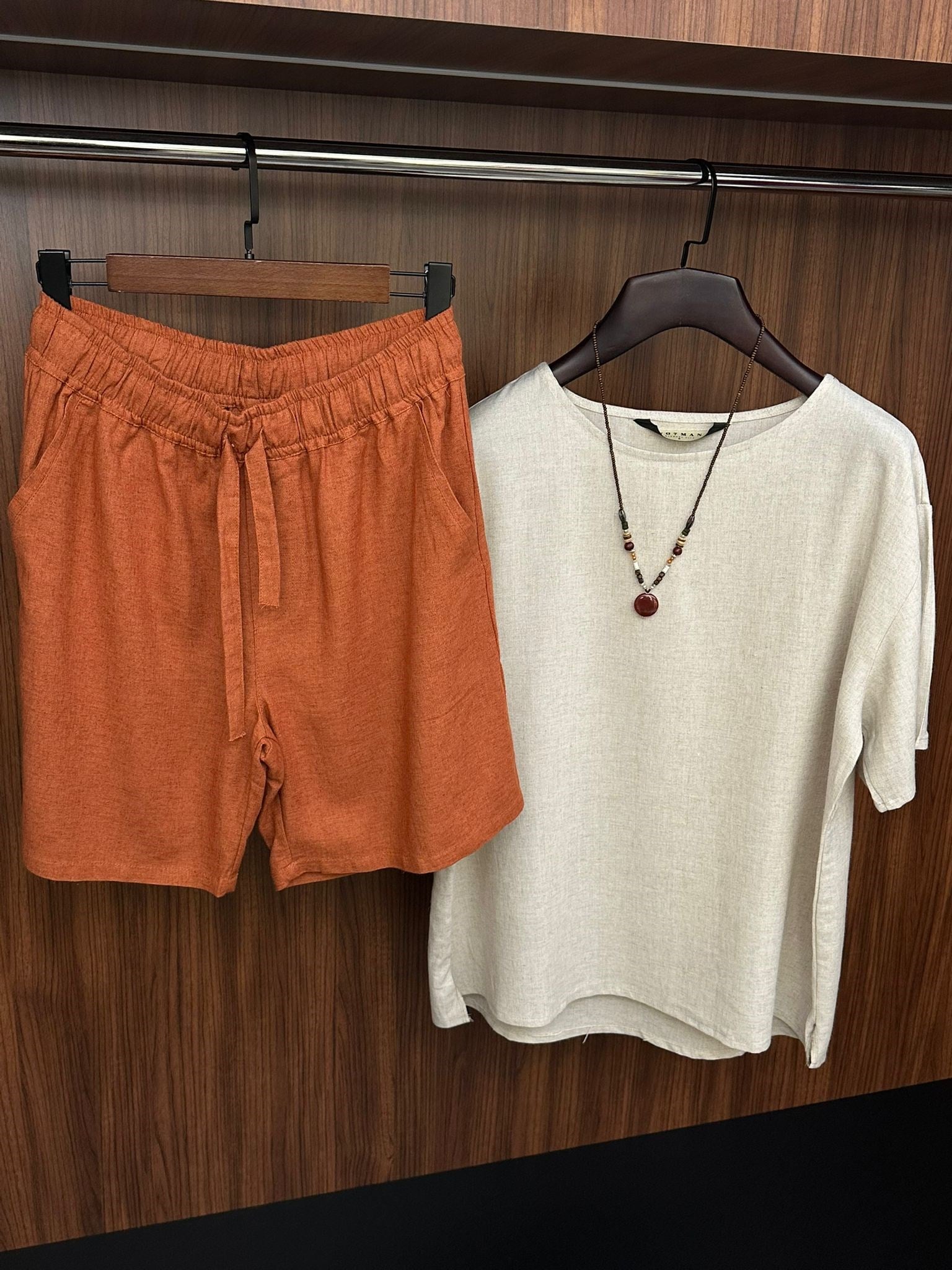 Rio Oversize Keten T-Shirt