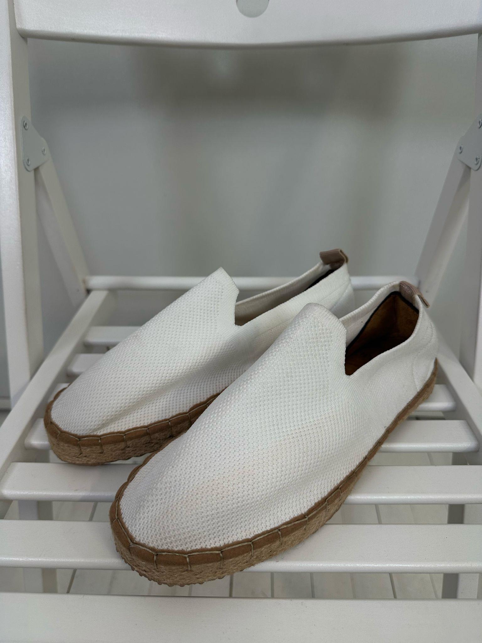 Triko Kumaş Hasır Tabanlı Espadril