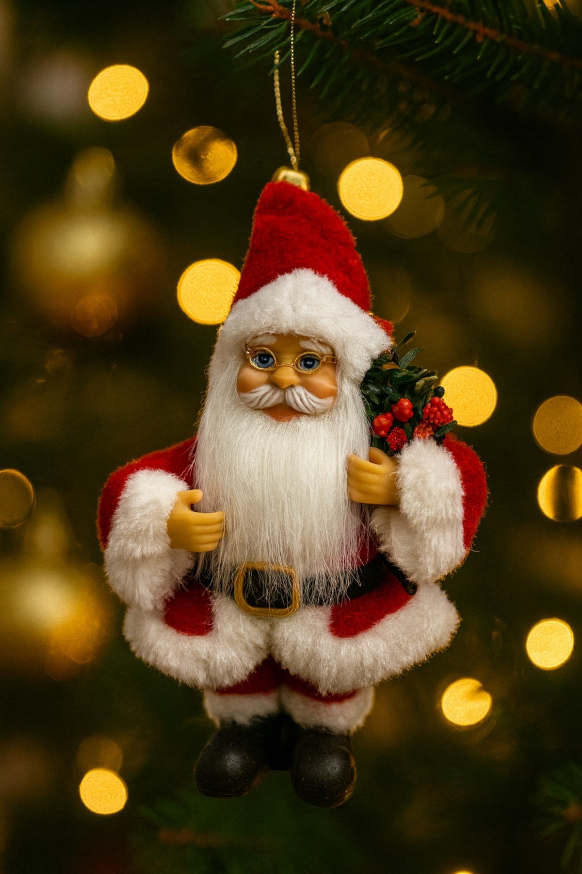 15 Cm Kırmızı Noel Baba Yılbaşı Çam Ağacı Süsü Masa Ve Vitrin Dekoru Yeni Yıl Ağaç Parti Aksesuarı