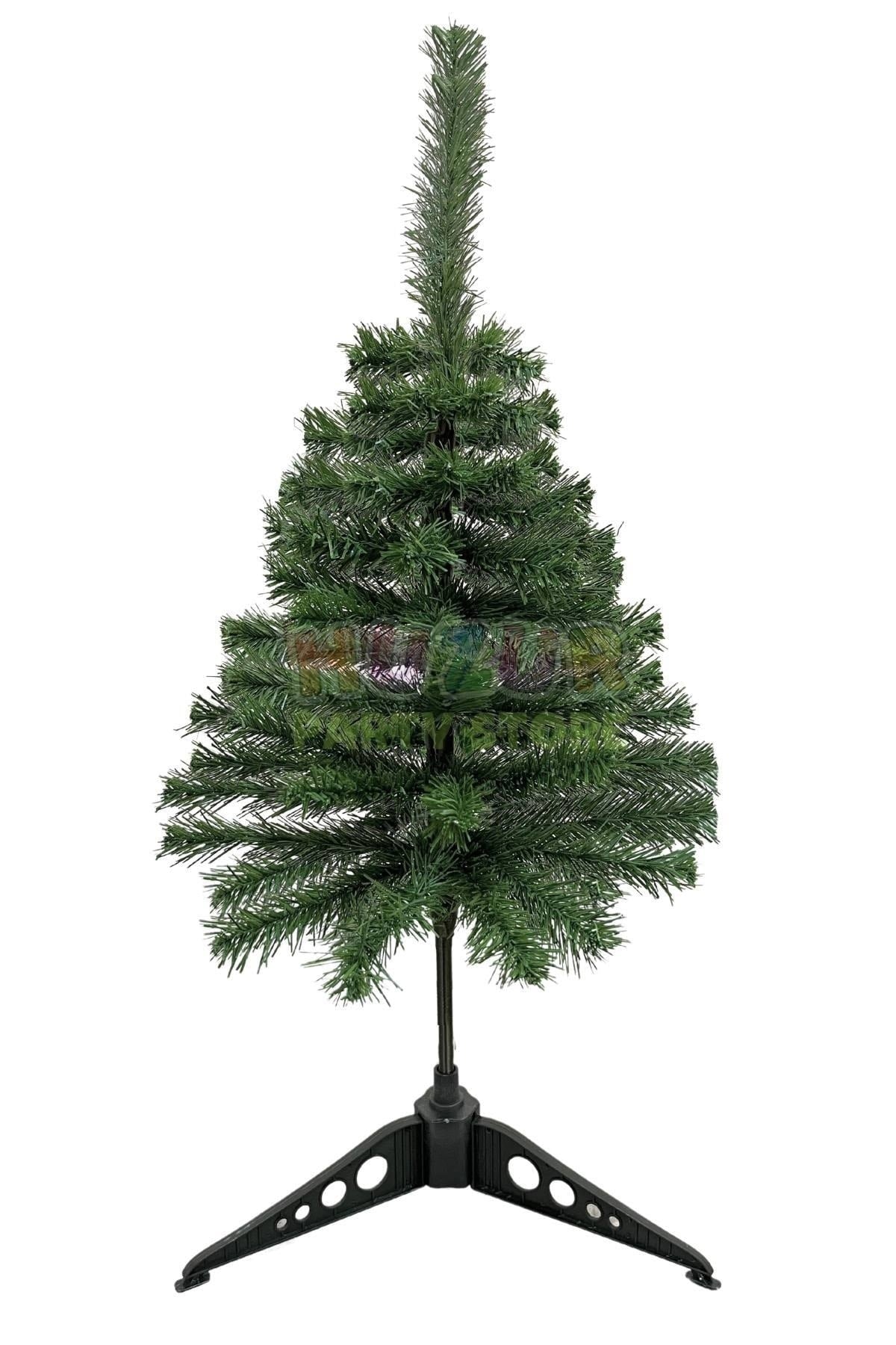 60 Cm Yılbaşı Çam Ağacı 41 Dallı Yeni Yıl Noel Ağacı Plastik Ayaklı Demir Gövdeli 1. Kalite Yaprak
