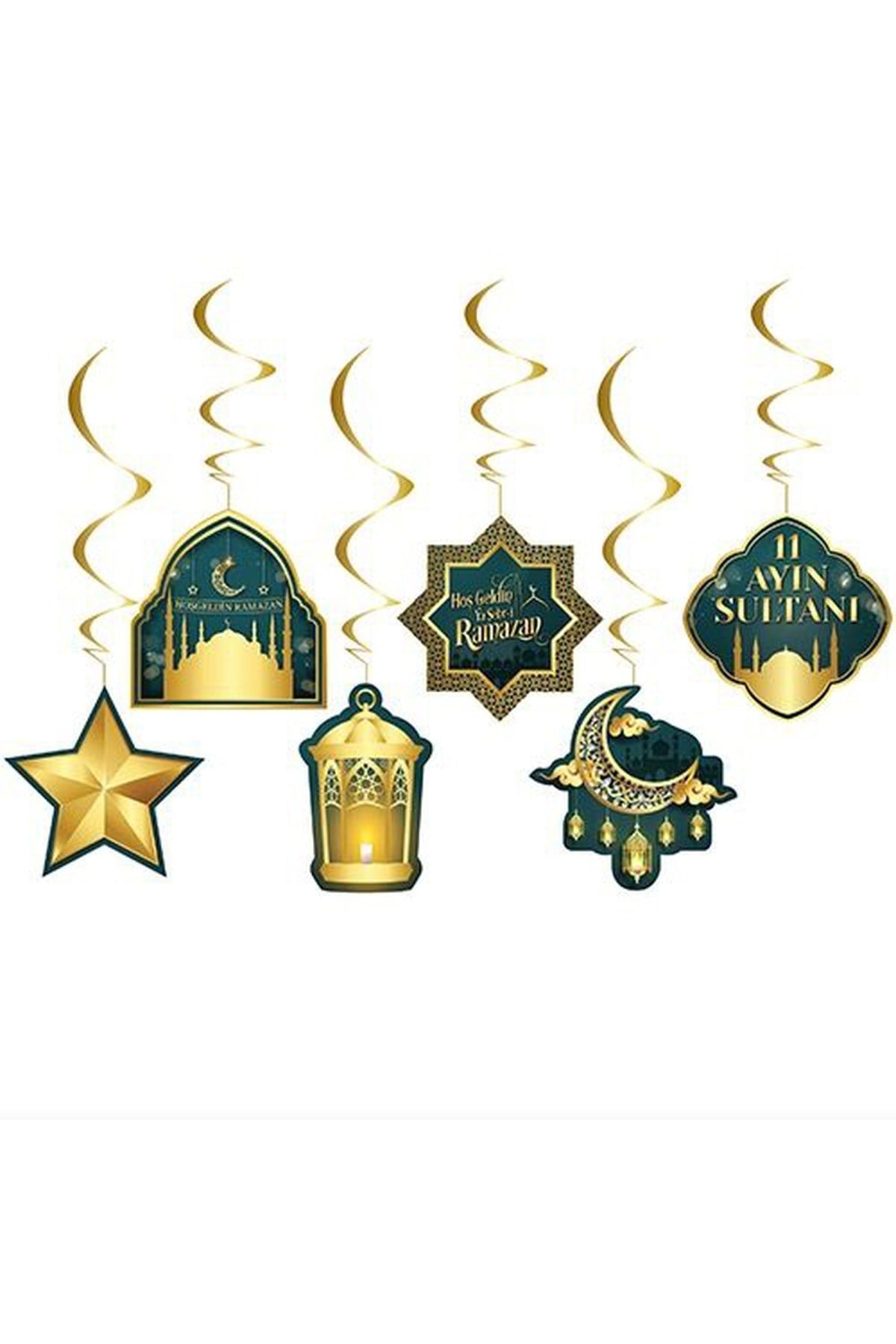 6lı Tavan Süs Hoşgeldin Ya Şehri Ramazan Bayramı 11 Ayın Sultanı Temalı Sarkıt Dini Islami Süsü