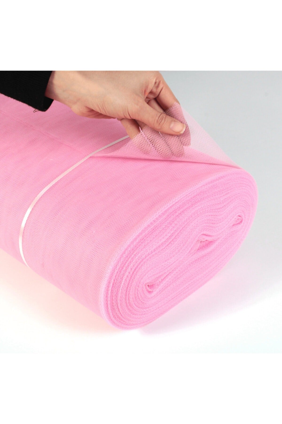Bebek Pembesi Renk 50 Metre Top Grek Petek Tül En 2 Metre Soft Nişan Bohçası Valiz Oda Kapı Süsü