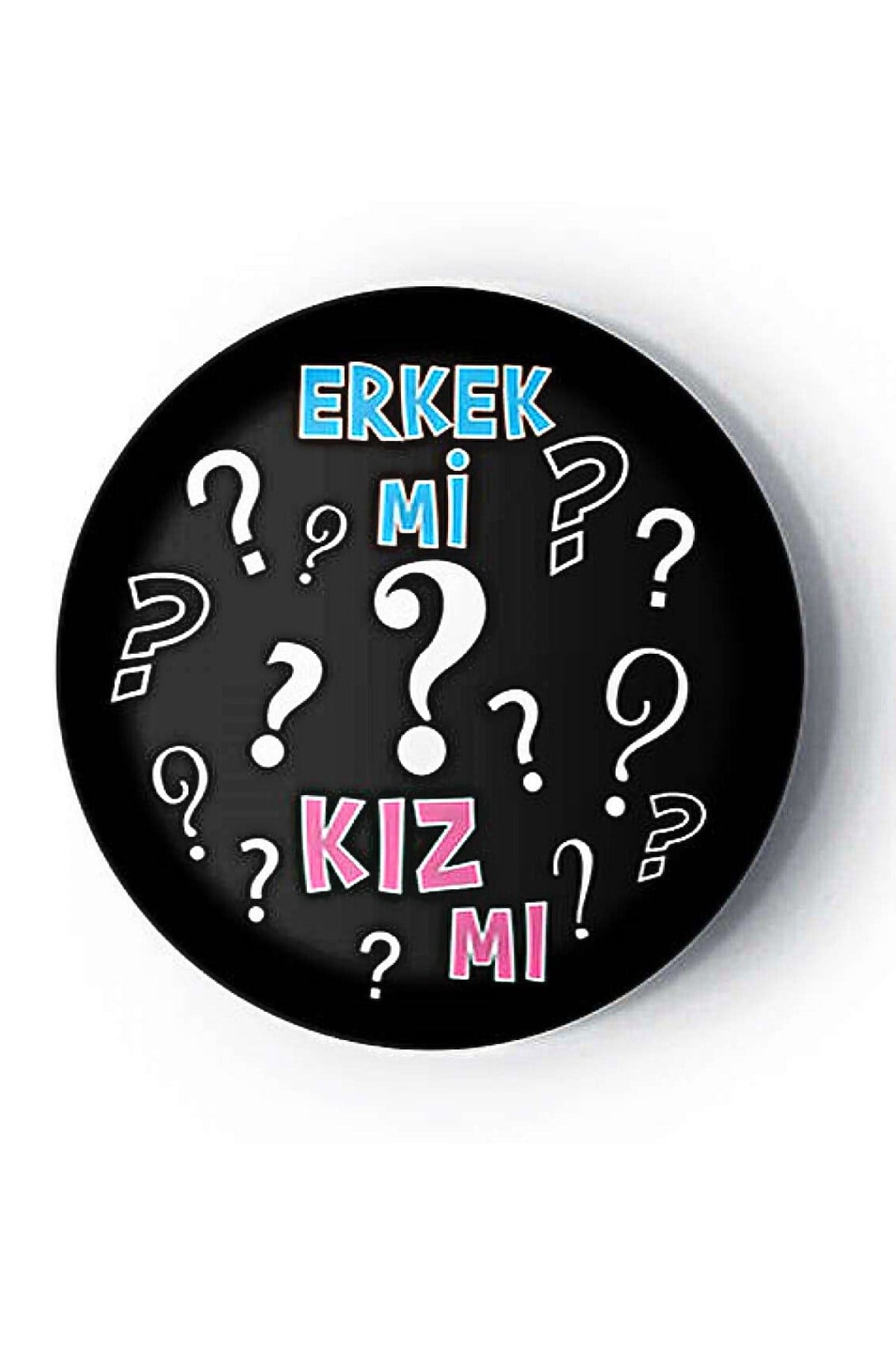 Cinsiyet Belirleme Partisi Tabak 8 Adet Kız Mı Erkek Mi Boy Or Girl Gender Reveal Konsepti 23 Cm