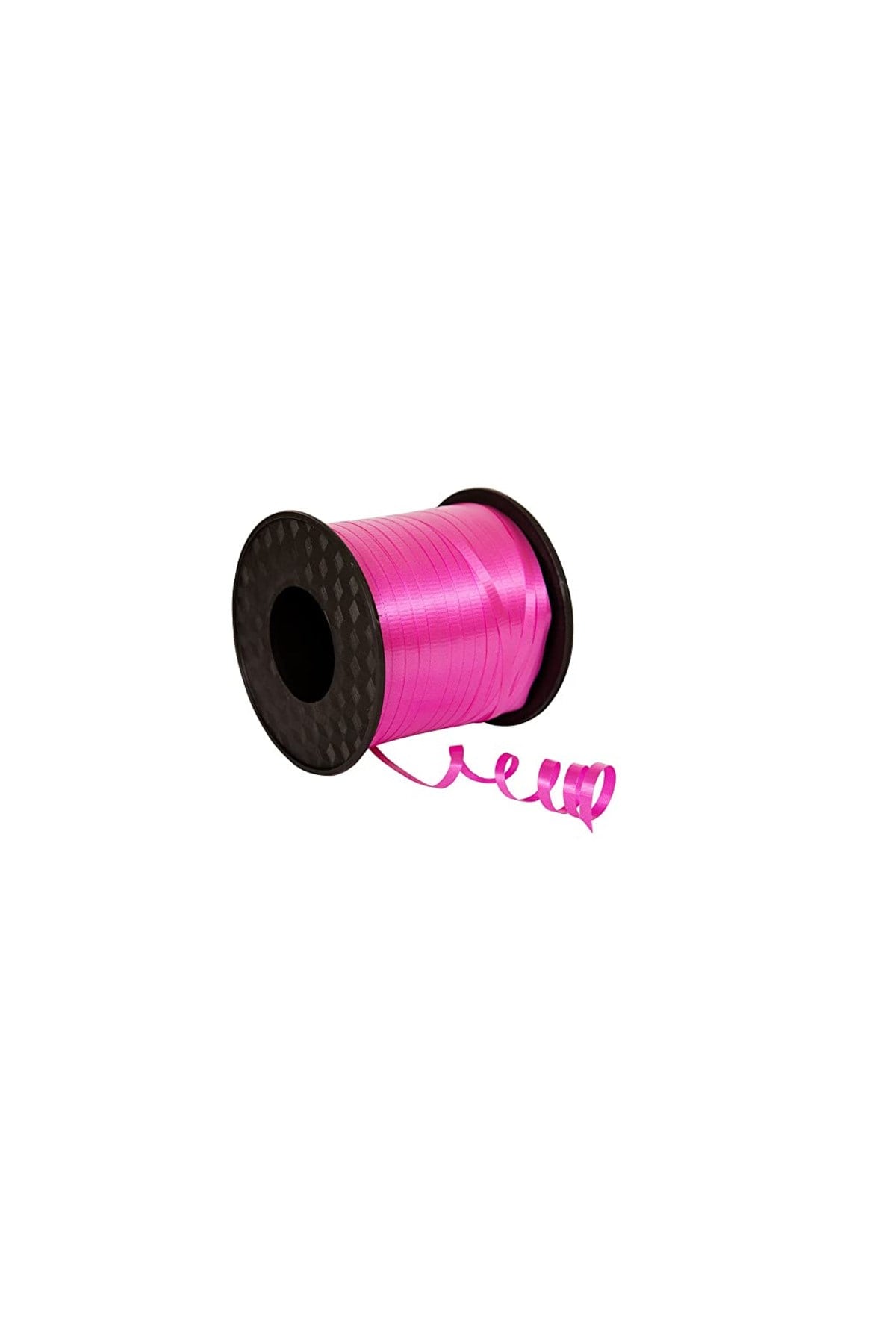 Fuşya Renk Rafya 200 Metre Şerit 8 Mm Magenta Balon Bağlama Ipi Parti Malzemesi Süsleme Kurdelesi