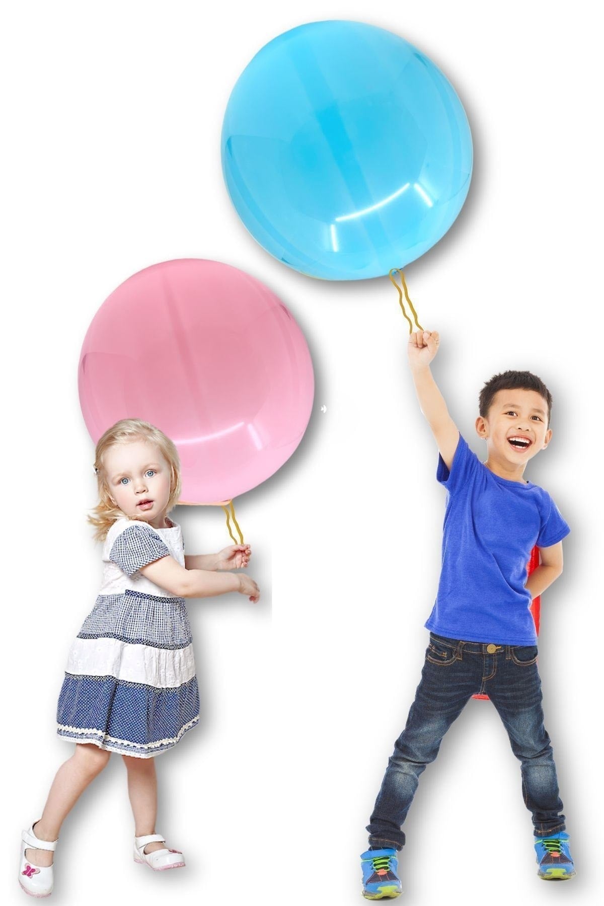 Lastikli Balon 10 Adet 45 Cm Renk Renk Punç Zıp Zıp Ipli Vurmalı Panç Büyük Balon Rengarenk Renkli