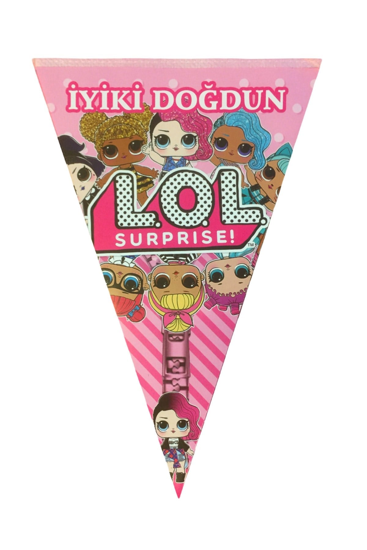 Lol Bebek Surprise Flama Üçgen 10 Bayrak Ipli 170 cm