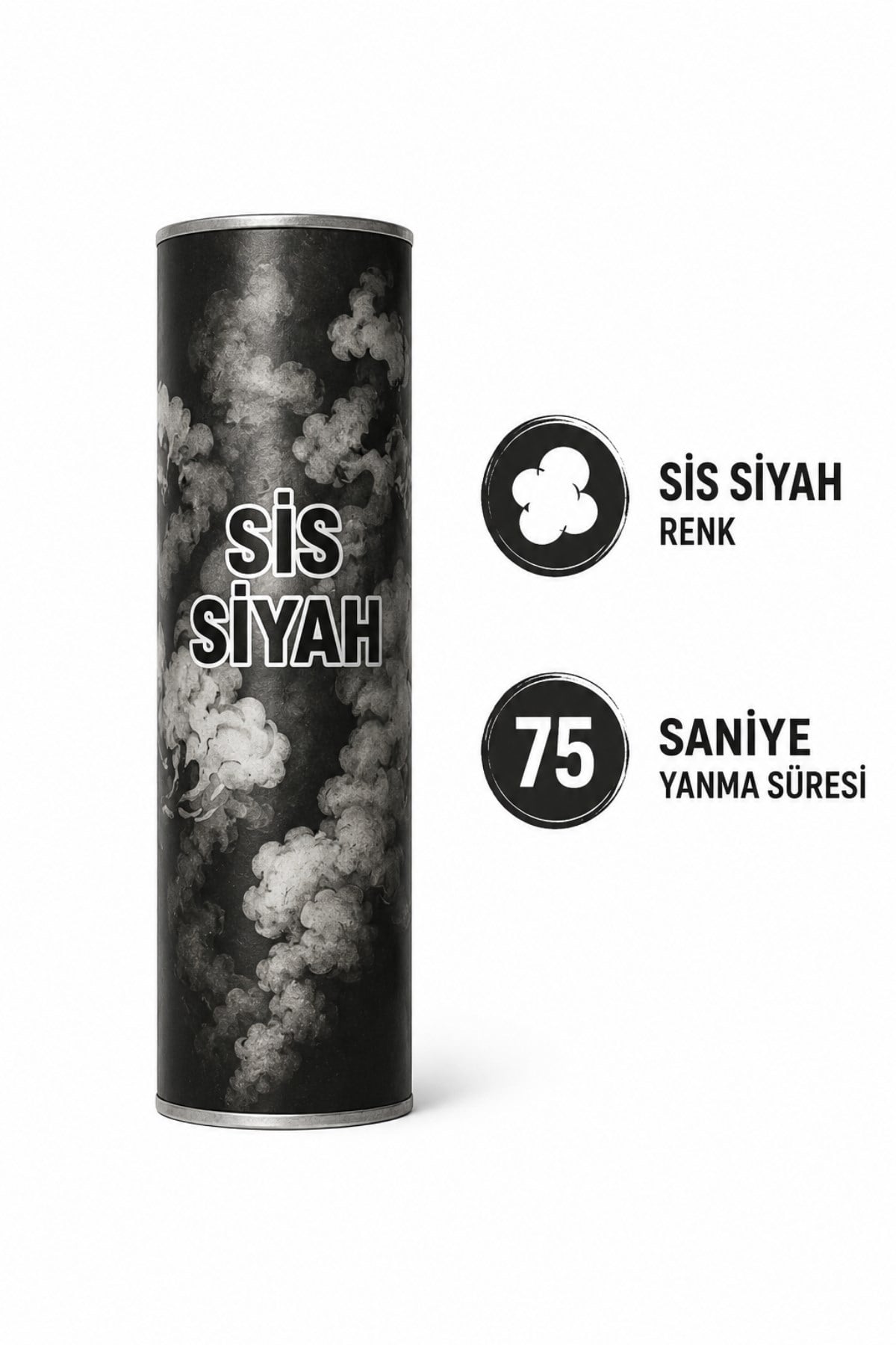 Siyah Sis Bombası 75 Saniye Yanan Taraftar Maç ve Stat Dumanı