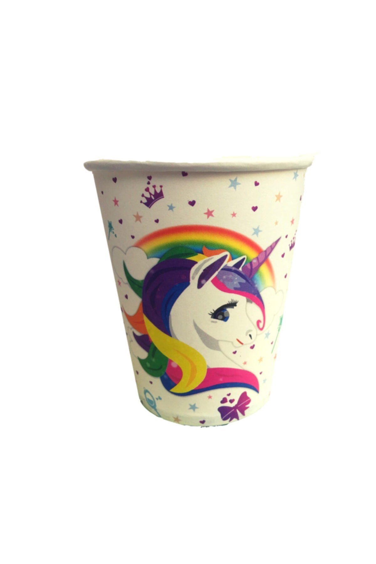 Unicorn Karakterli Bardak 8 Adet Boynuzlu At Temalı Pony Parti Konsepti Kaliteli Lisanslı Ürün