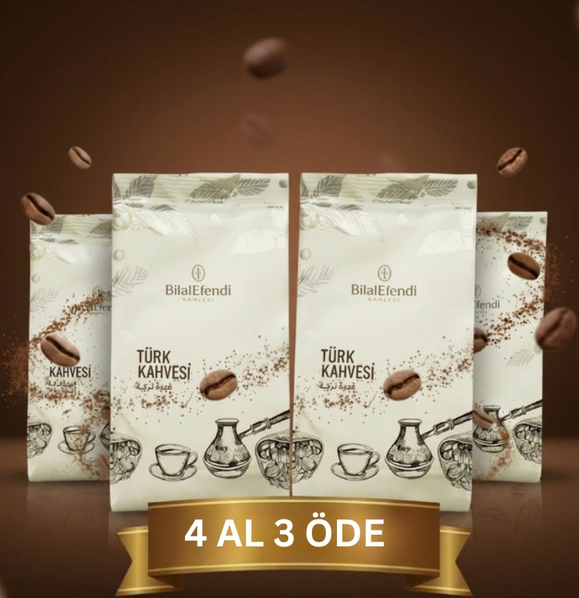 Bilal Efendi Turkish Coffee 100g Buy 3 Get 4